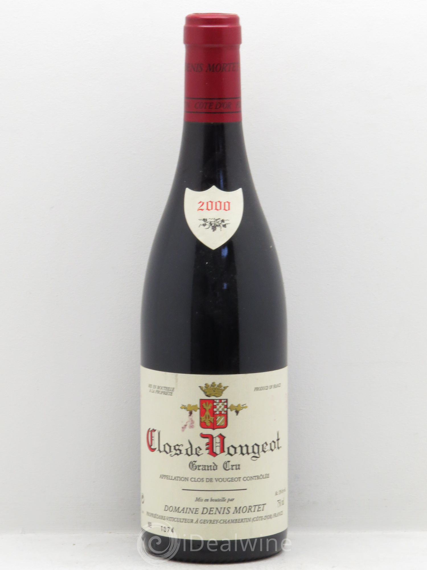 Clos de Vougeot Grand Cru Denis Mortet (Domaine) 2000 - Lot de 1 bouteille - 0