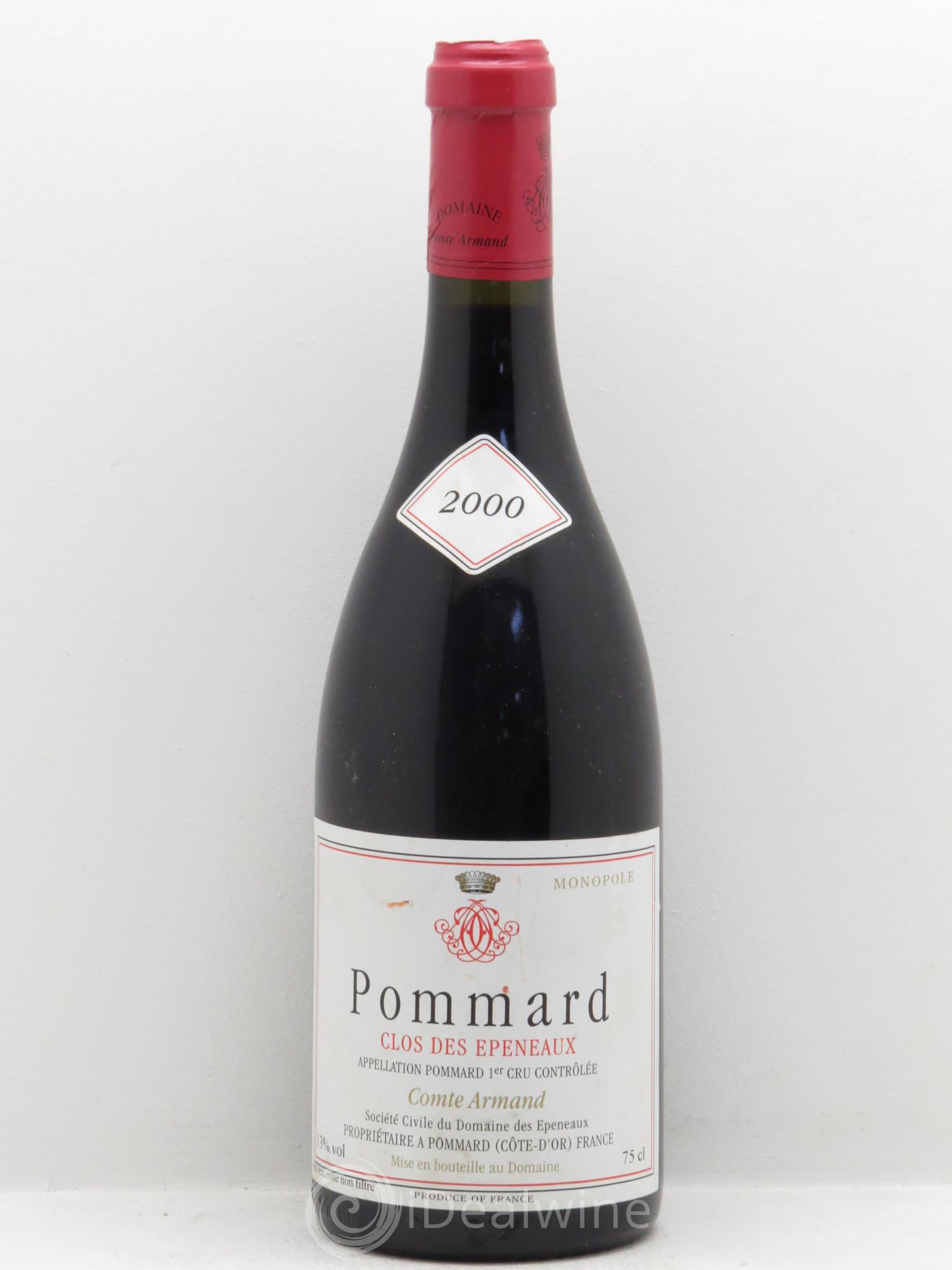Pommard 1er Cru Clos des Epeneaux Comte Armand 2000 - Lot de 1 bouteille - 0