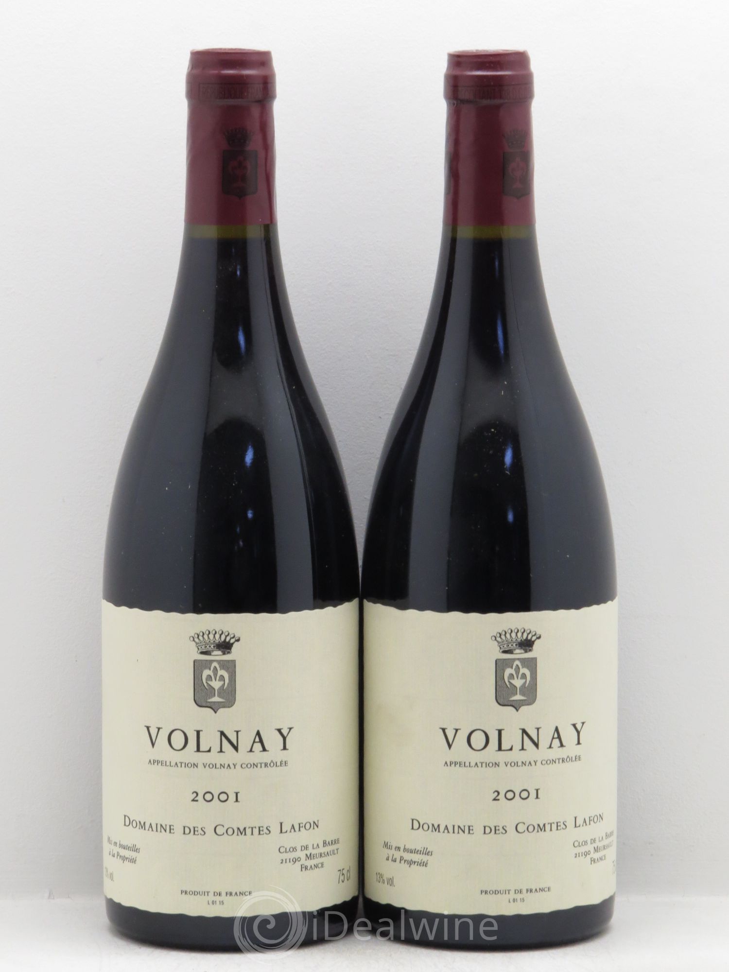 Volnay Comtes Lafon (Domaine des) 2001 - Lot de 2 bouteilles - 0