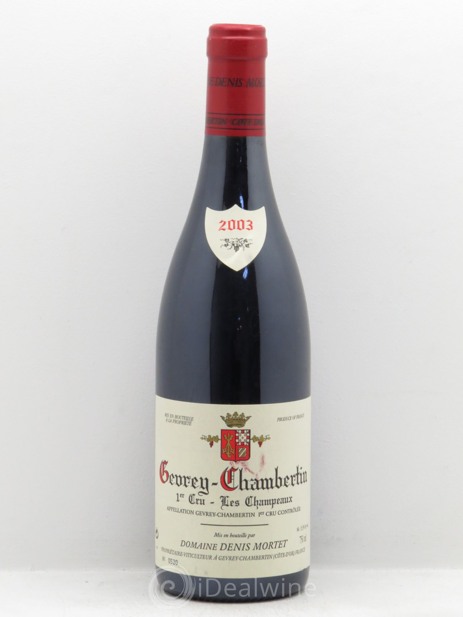 Gevrey-Chambertin 1er Cru Les Champeaux Denis Mortet (Domaine) 2003 - Lot de 1 bouteille - 0