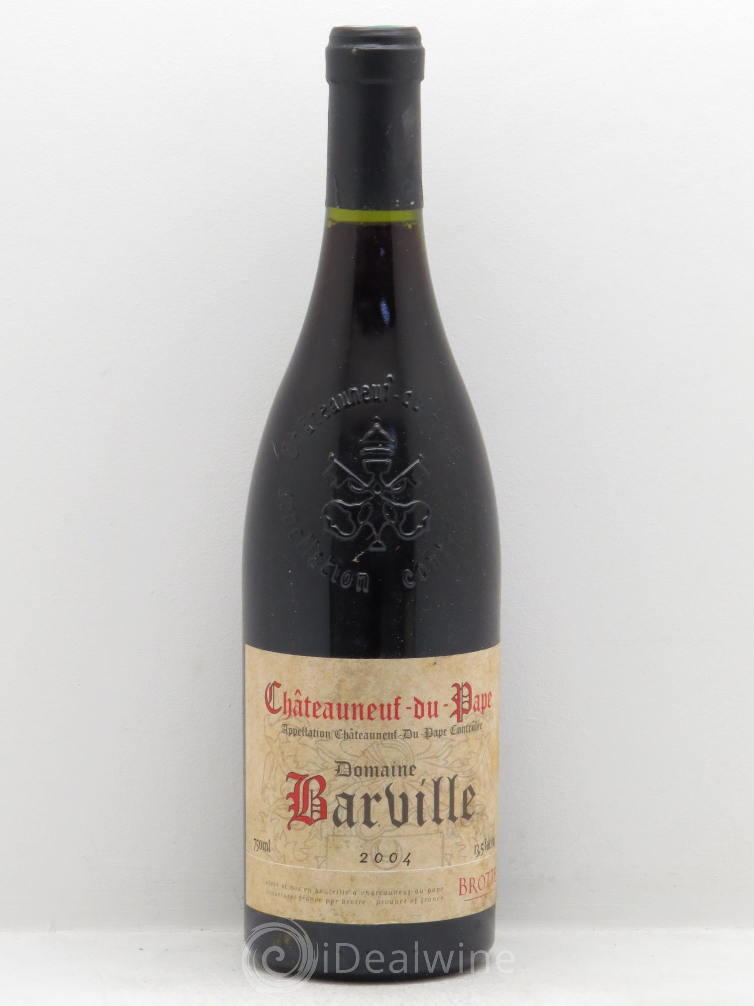 Châteauneuf-du-Pape Domaine Barville 2004 - Posten von 1 Flasche - 0