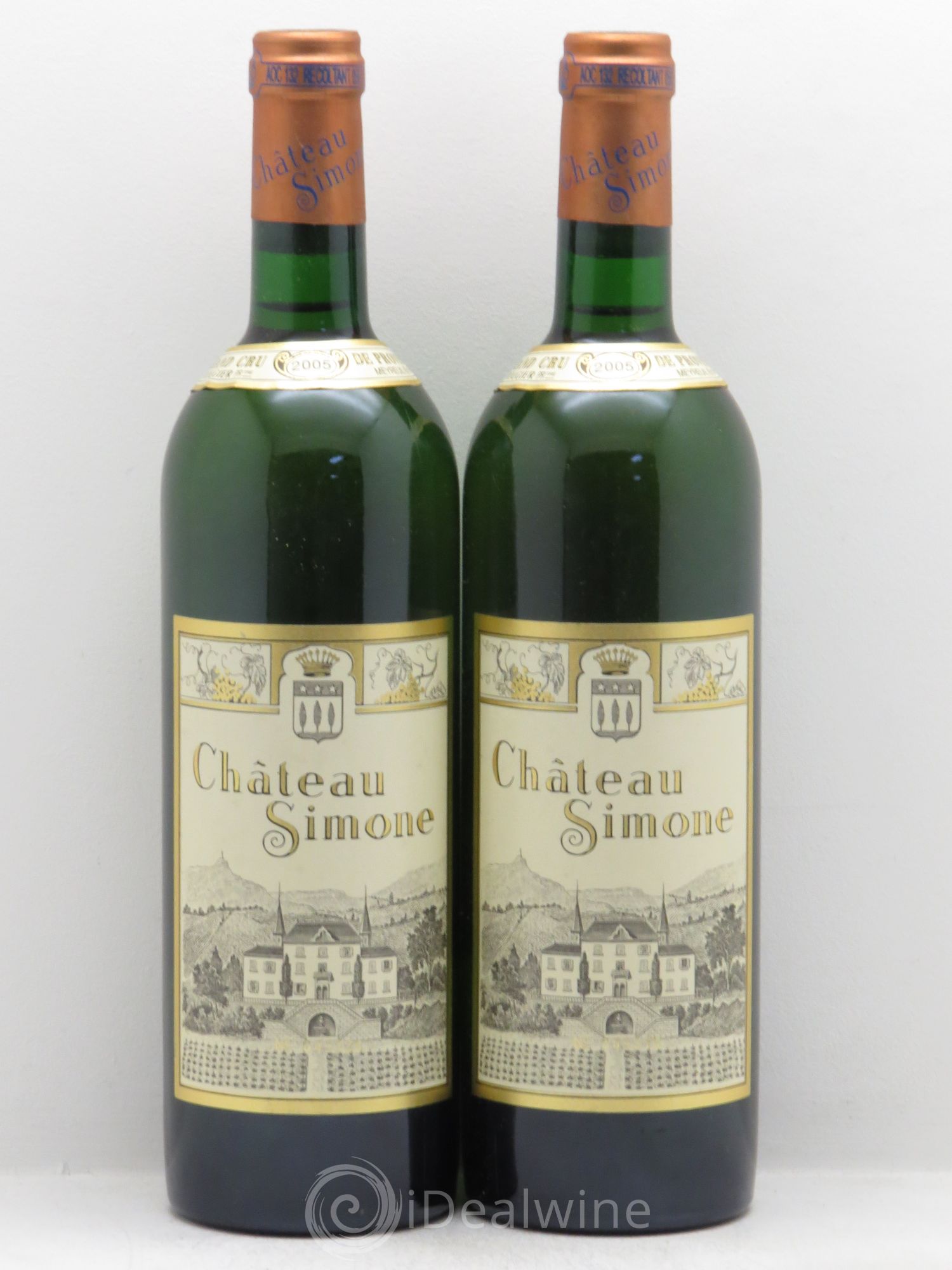 Palette Château Simone Famille Rougier 2005 - Posten von 2 Flaschen - 0