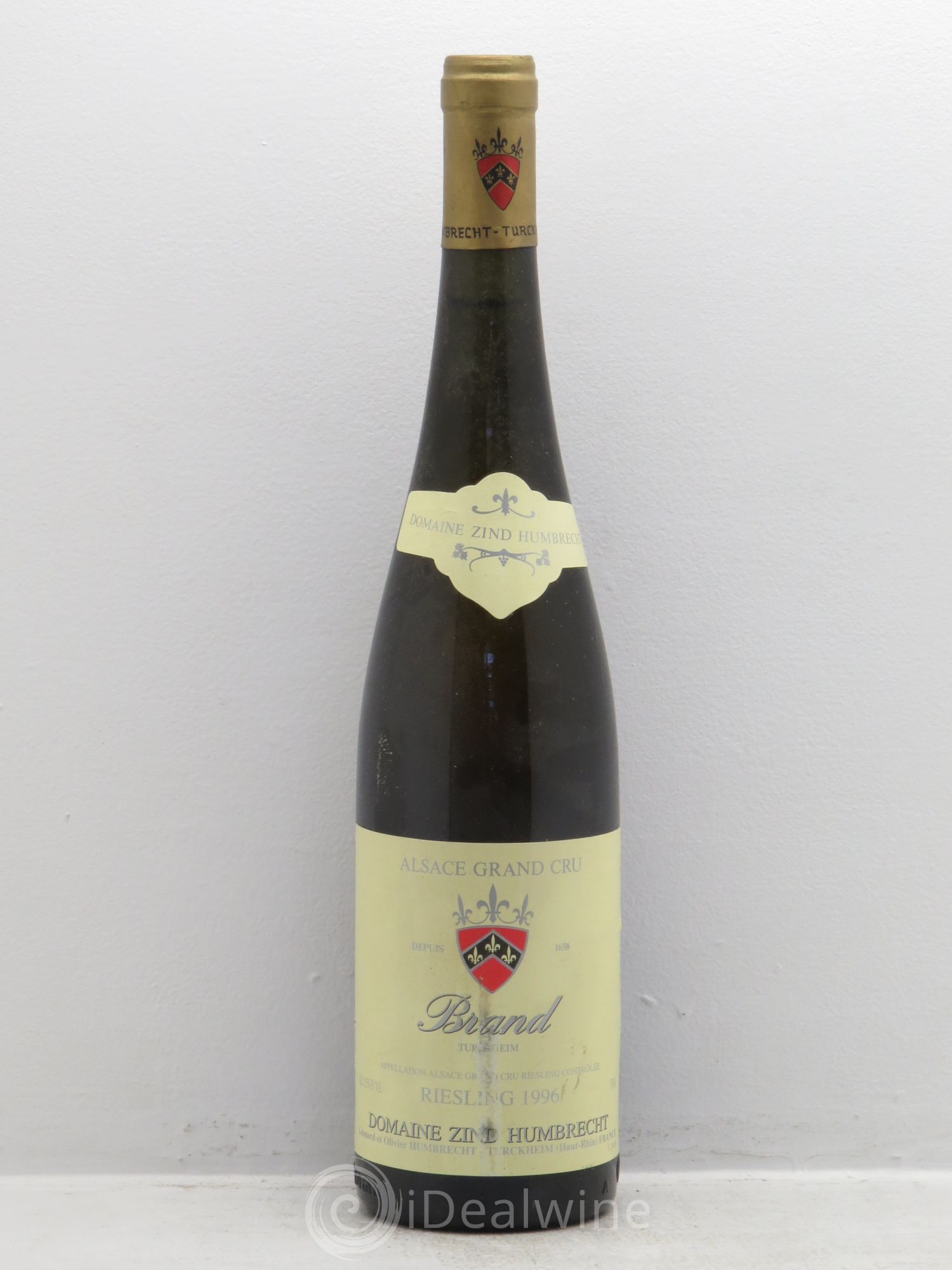 Alsace Riesling Grand Cru Brand Zind-Humbrecht (Domaine) 1996 - Lot de 1 bouteille - 0