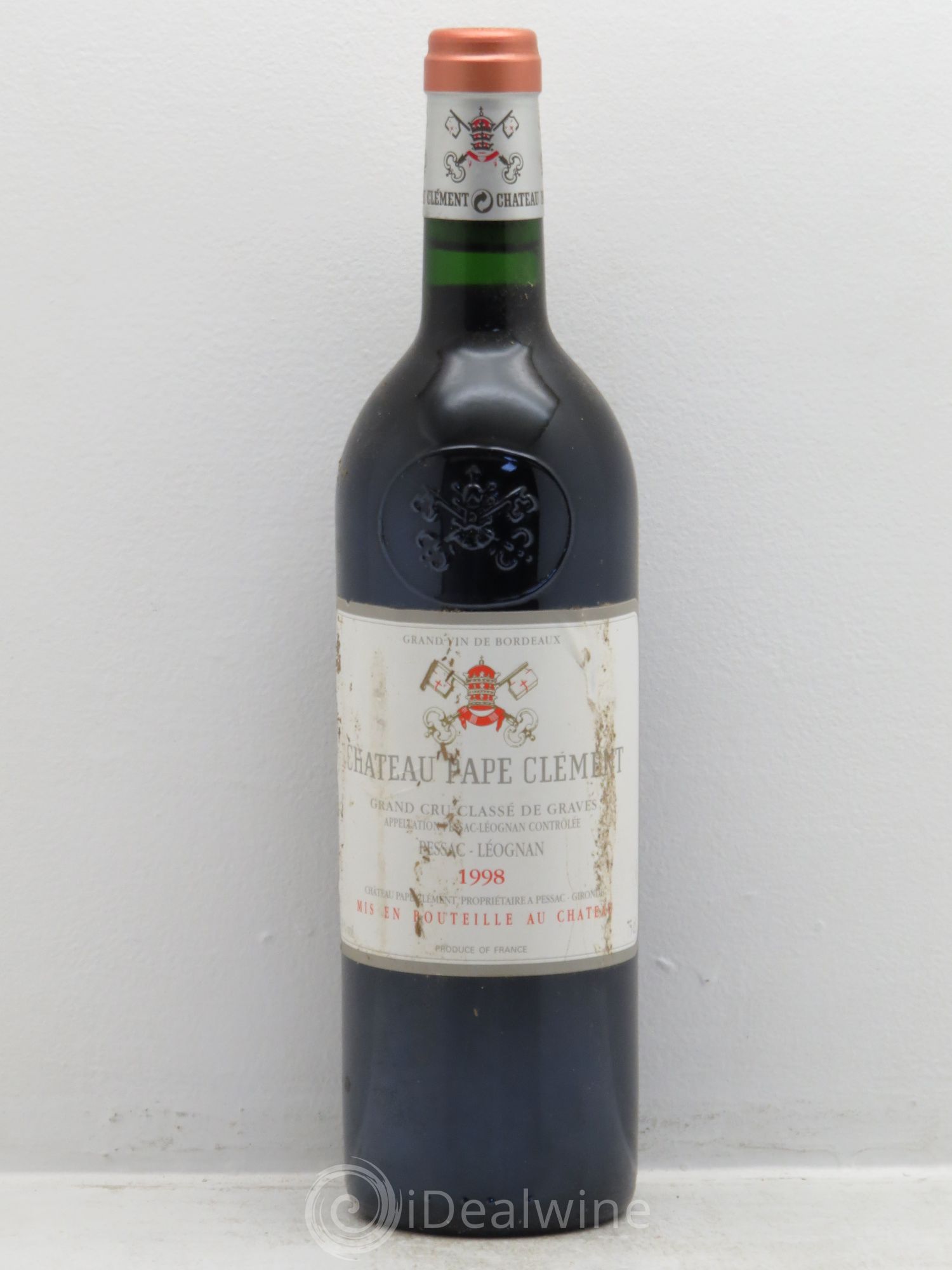 Château Pape Clément Cru Classé de Graves 1998 - Lot de 1 bouteille - 0