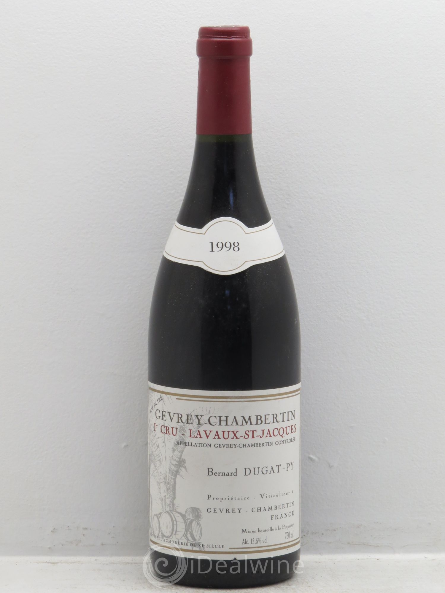 Gevrey-Chambertin 1er Cru Lavaux Saint Jacques Dugat-Py 1998 - Lot de 1 bouteille - 0