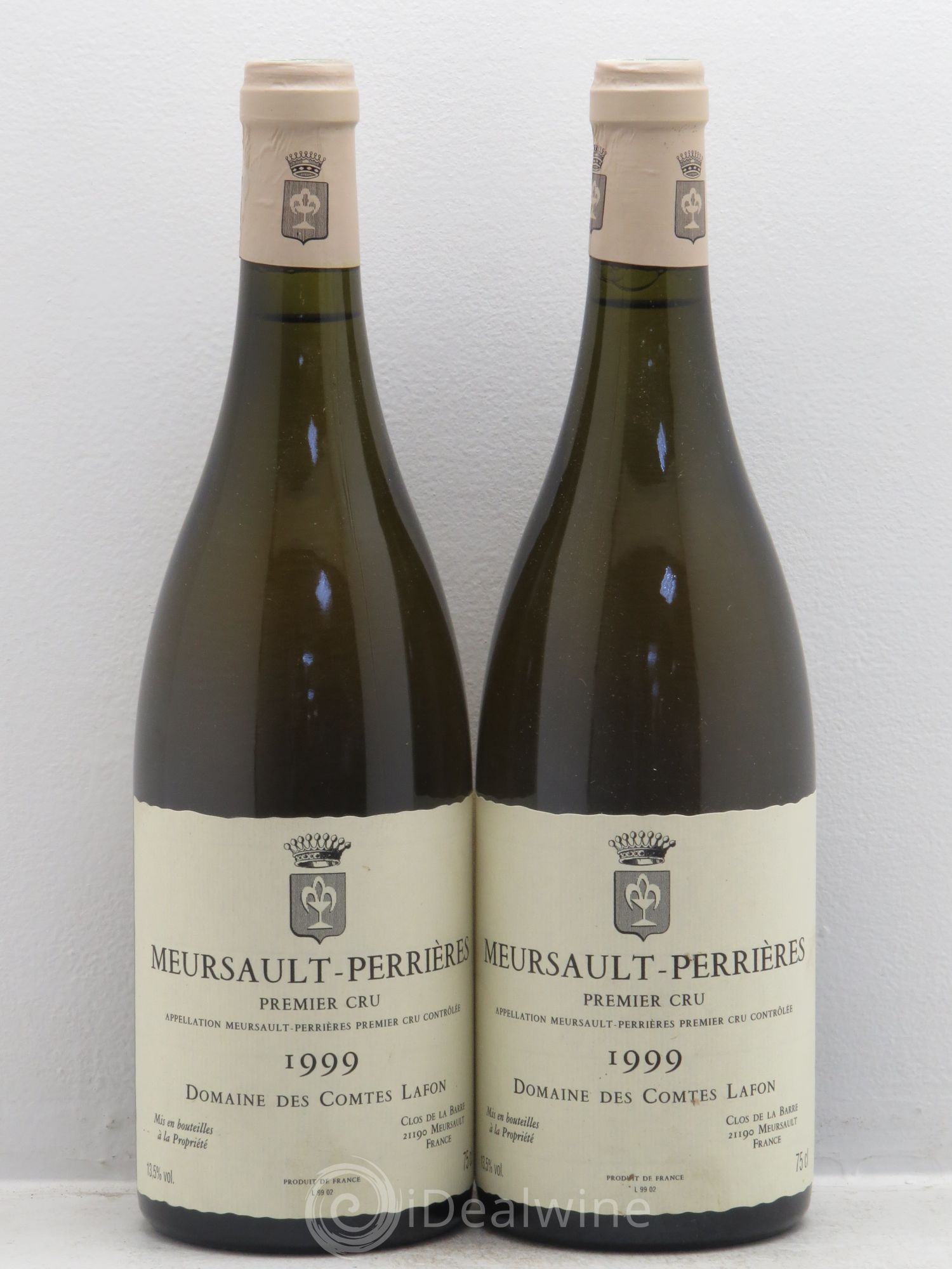 Meursault 1er Cru Perrières Comtes Lafon (Domaine des) 1999 - Lot de 2 bouteilles - 0