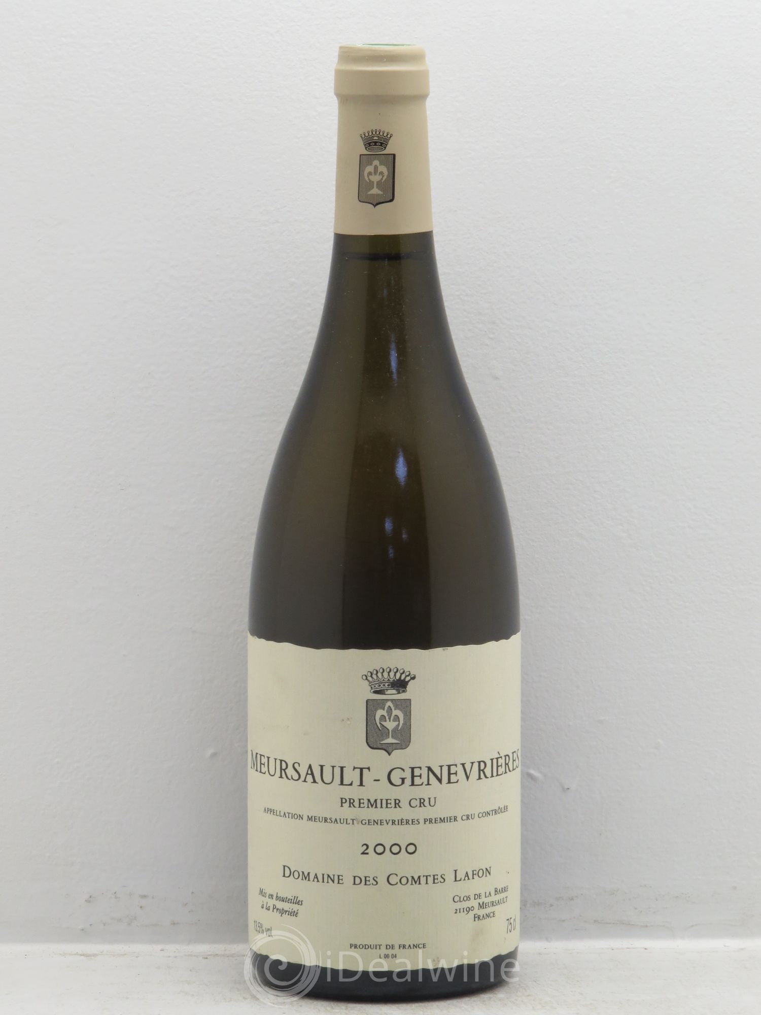 Meursault 1er Cru Genevrières Comtes Lafon (Domaine des) 2000 - Lot de 1 bouteille - 0