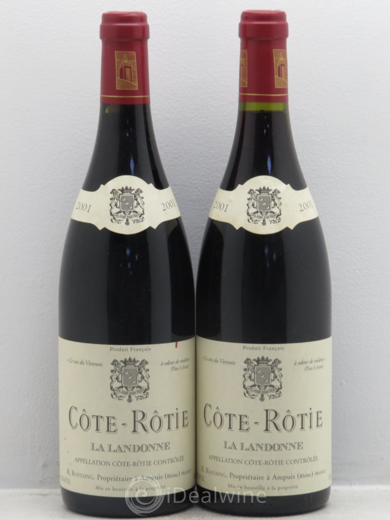 Côte-Rôtie La Landonne René Rostaing 2001 - Lot of 2 bottles - 0
