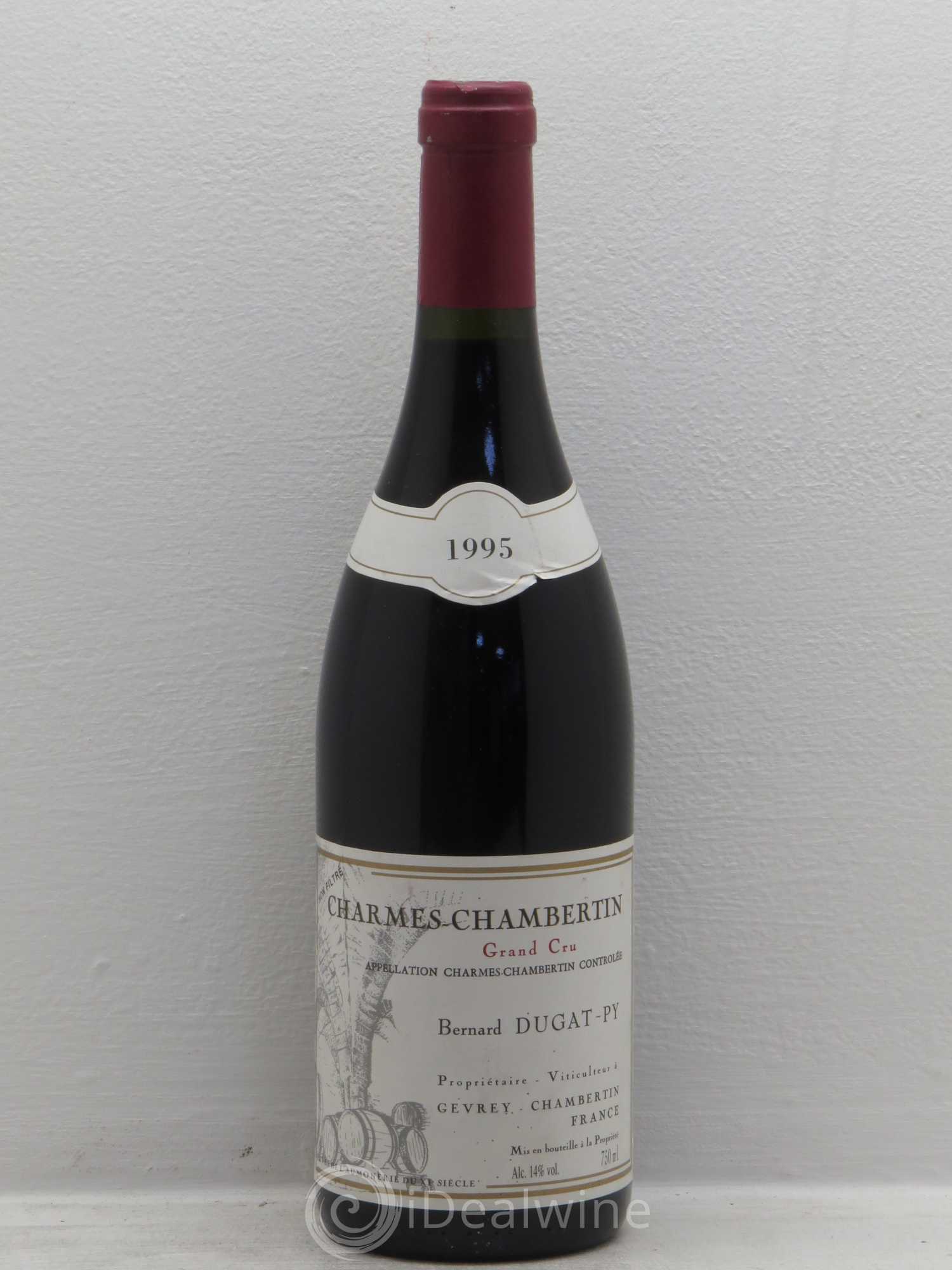 Charmes-Chambertin Grand Cru Dugat-Py 1995 - Lot de 1 bouteille - 0