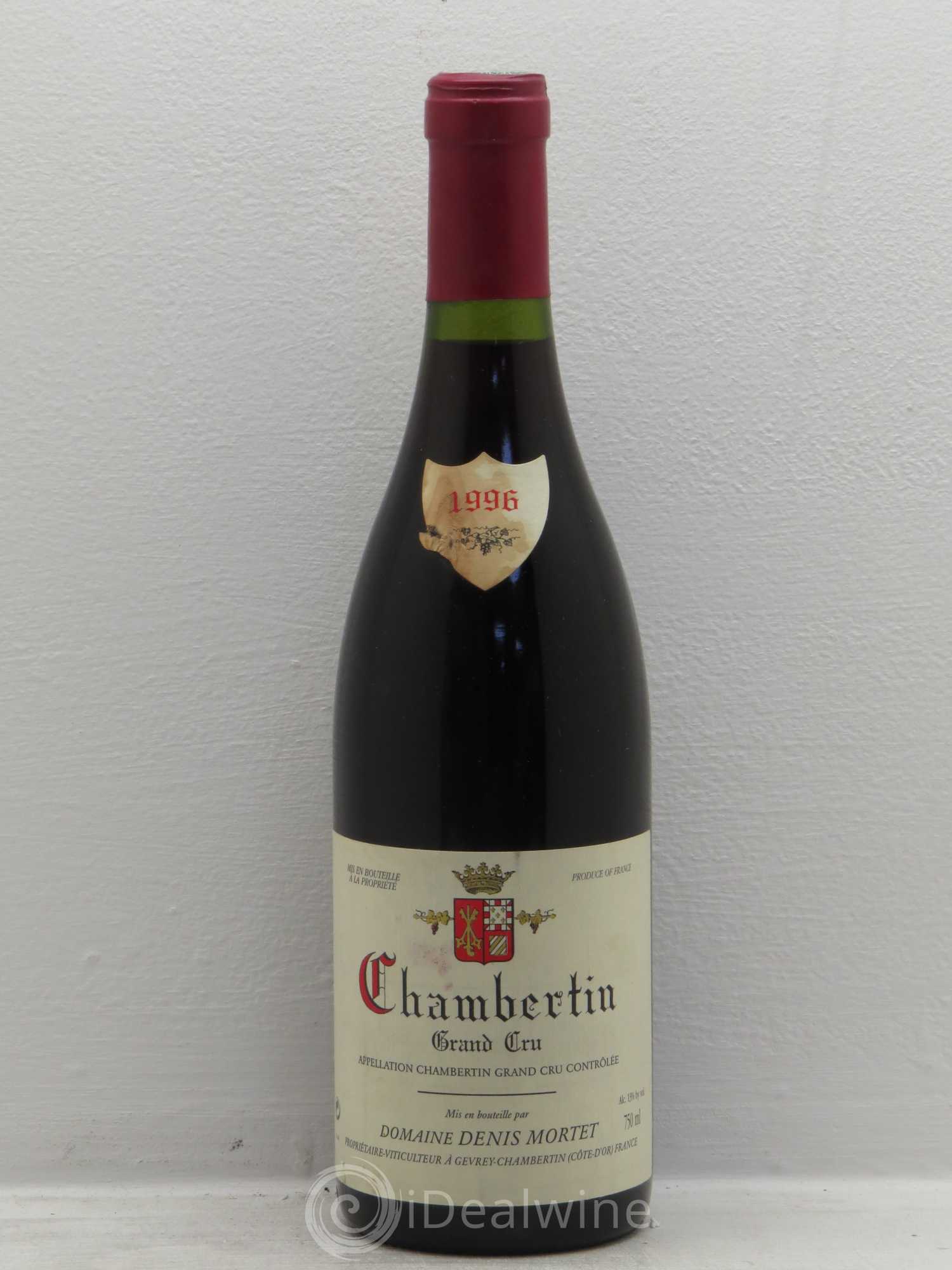 Chambertin Grand Cru Denis Mortet (Domaine) 1996 - Lot de 1 bouteille - 0