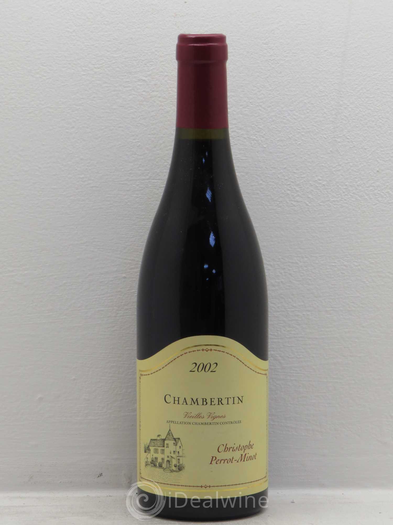 Chambertin Grand Cru Vieilles vignes Perrot-Minot 2002 - Lot de 1 bouteille - 0