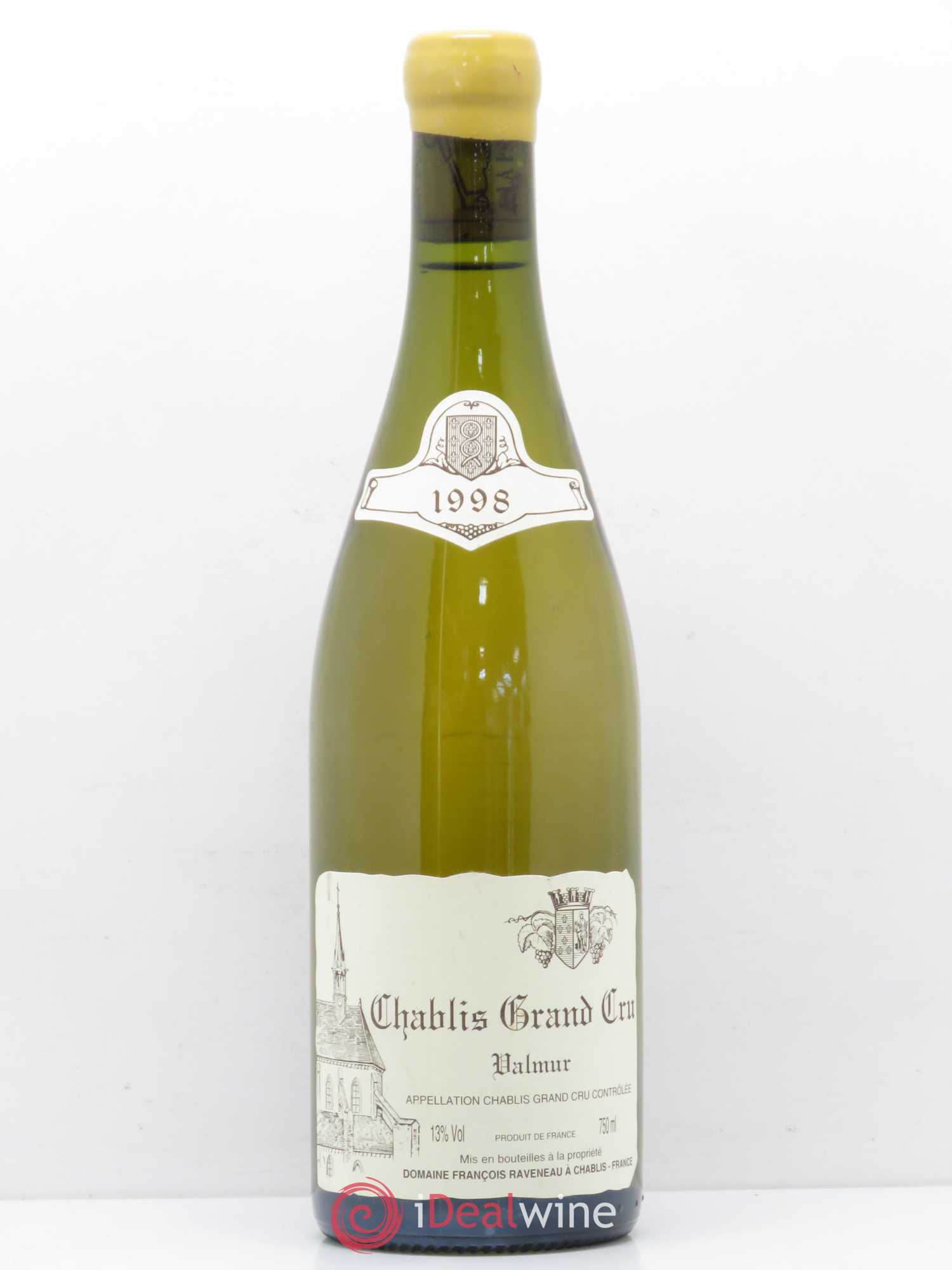 Chablis Grand Cru Valmur Raveneau (Domaine) 1998 - Lot de 1 bouteille - 0