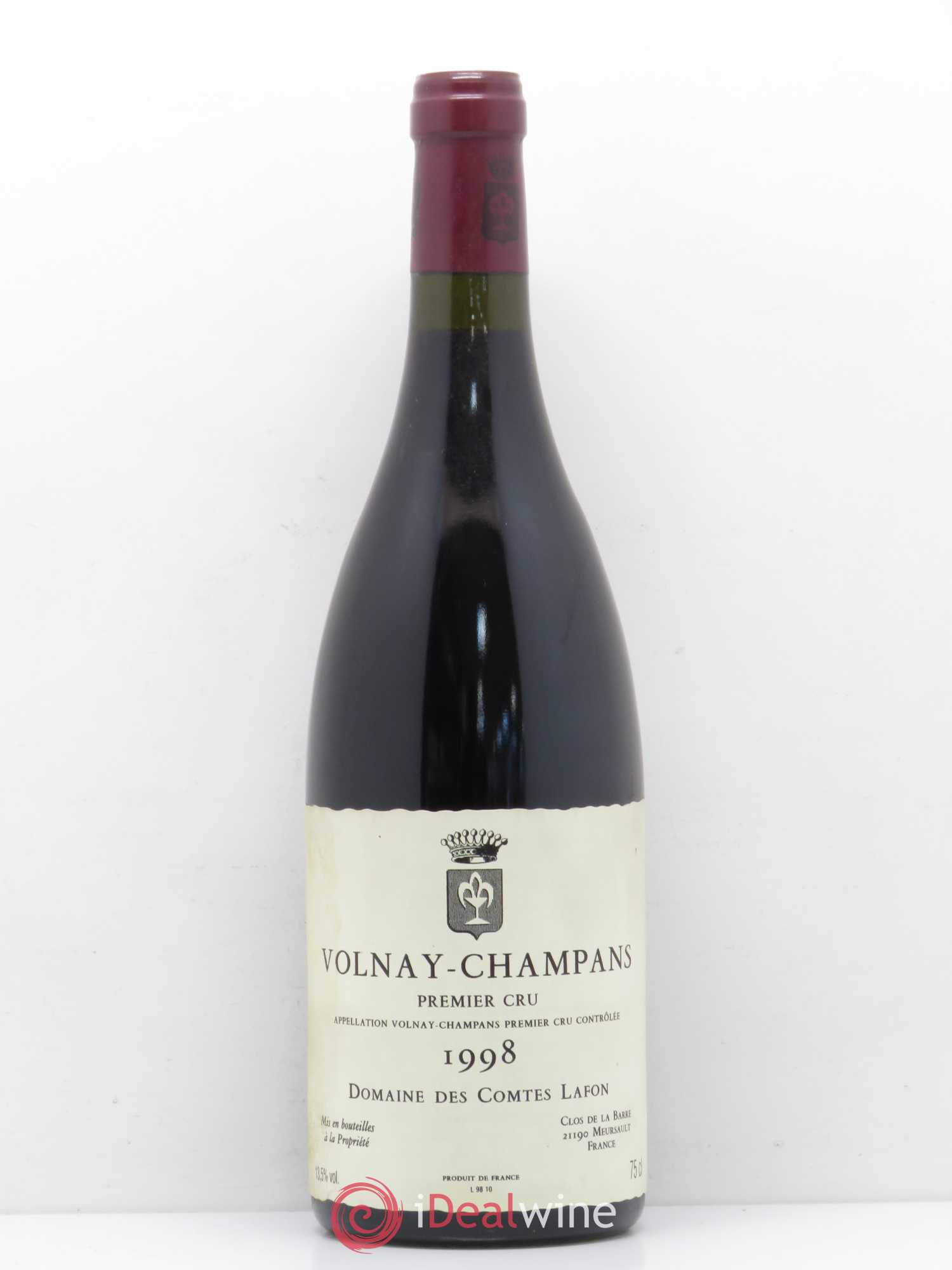 Volnay 1er Cru Champans Comtes Lafon (Domaine des) 1998 - Lot de 1 bouteille - 0