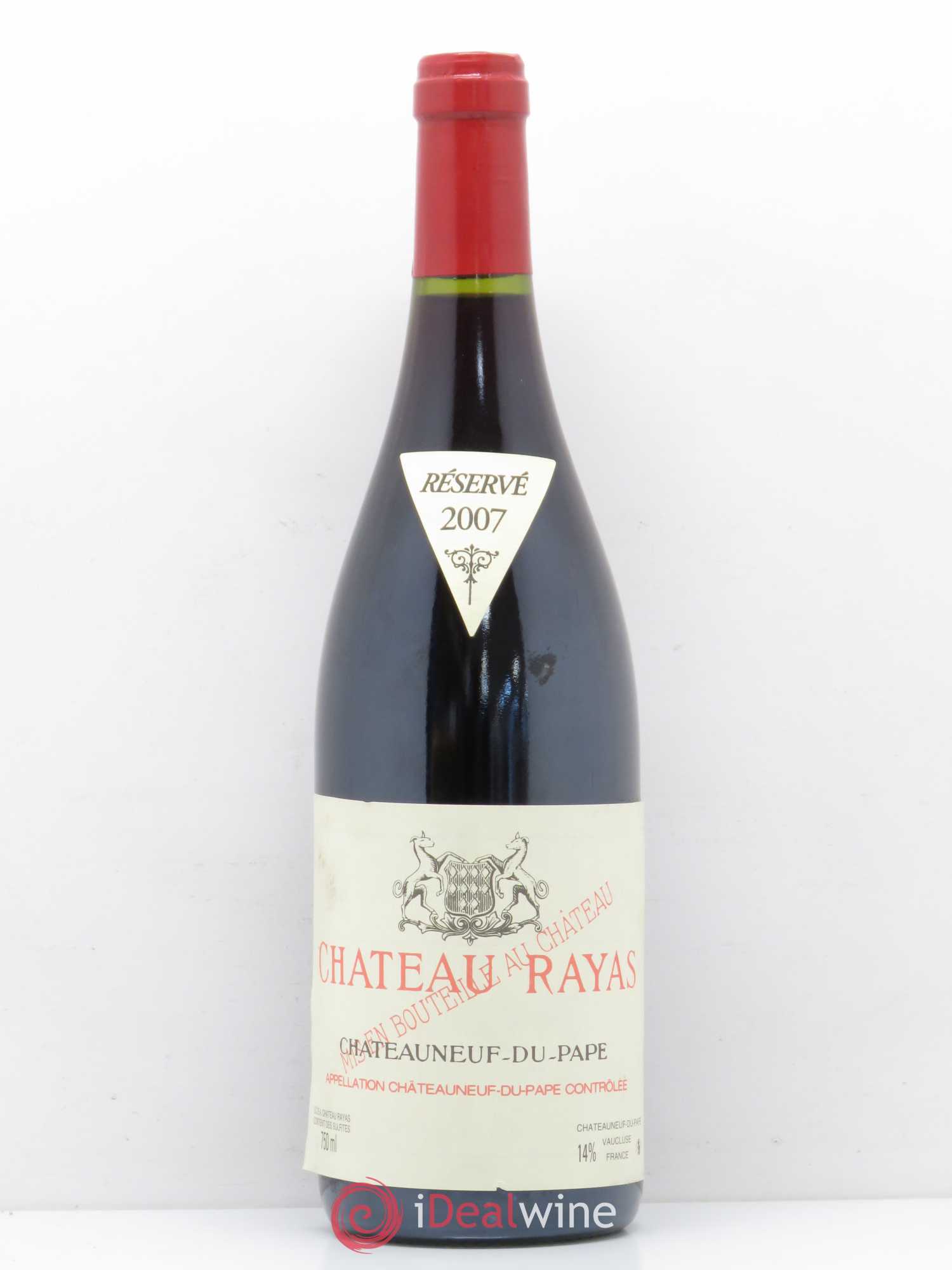 Châteauneuf-du-Pape Château Rayas Emmanuel Reynaud 2007 - Lot de 1 bouteille - 0