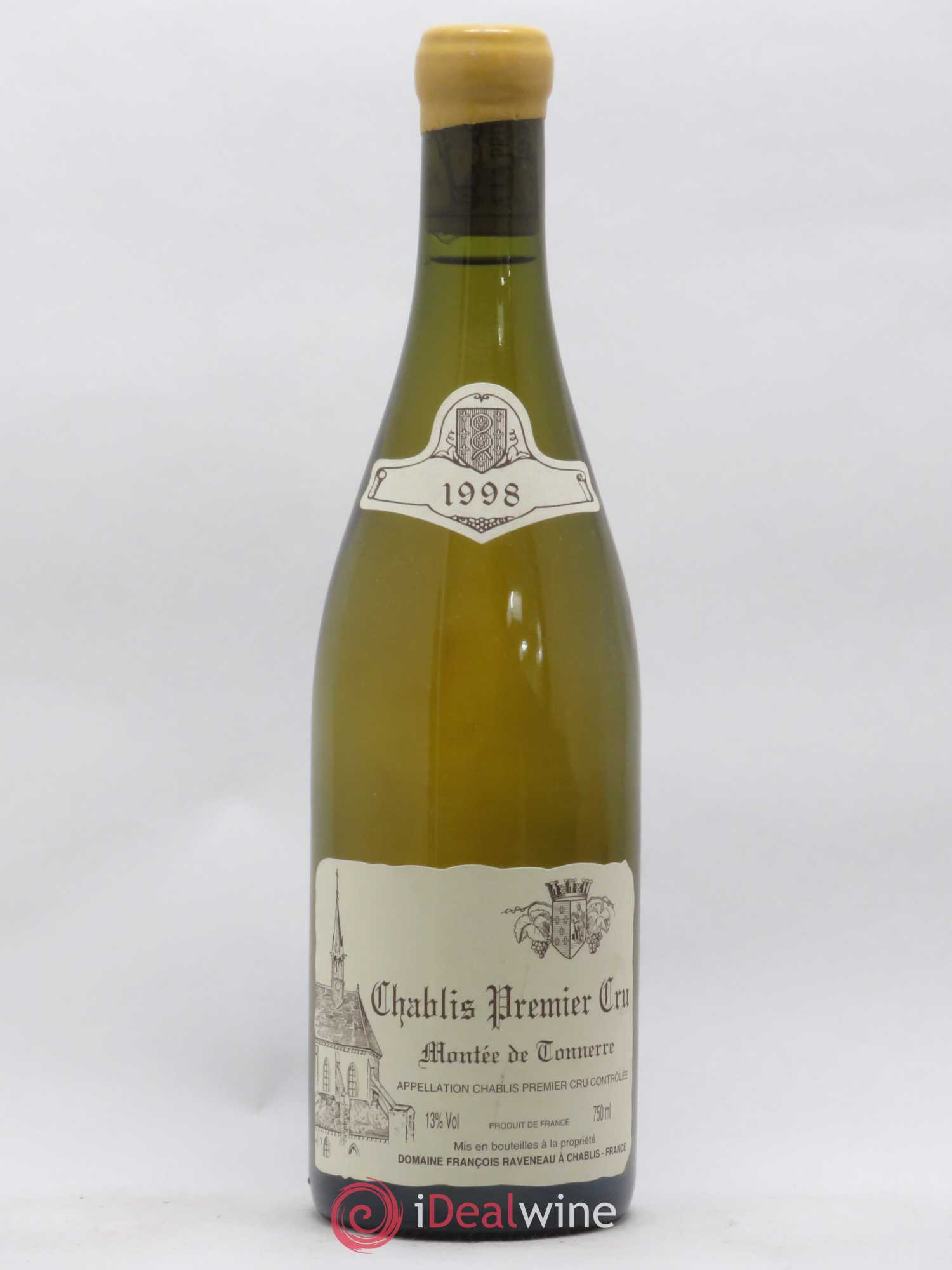 Chablis 1er Cru Montée de Tonnerre Raveneau (Domaine) 1998 - Lot de 1 bouteille - 0