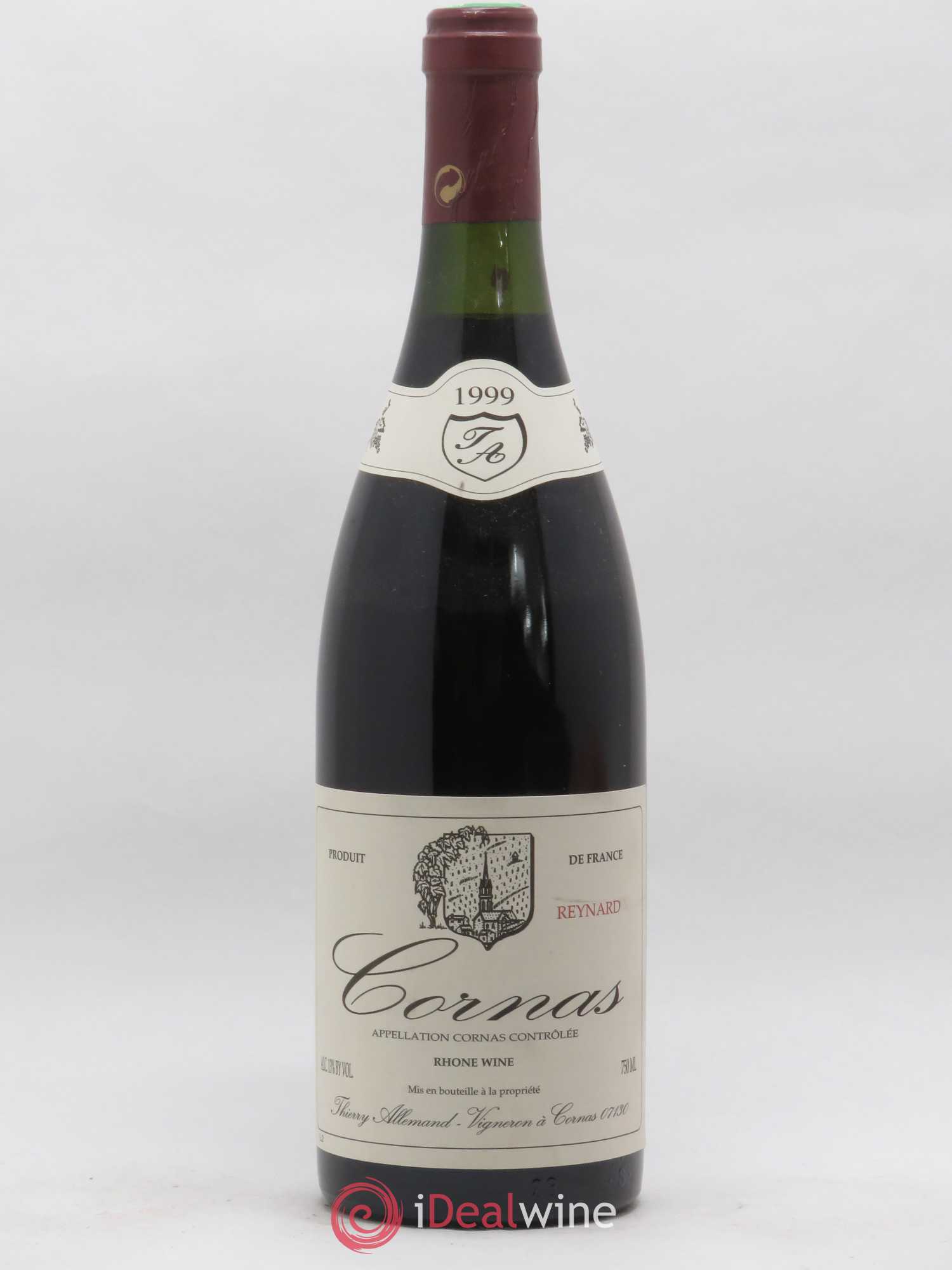 Cornas Reynard Thierry Allemand 1999 - Lot de 1 bouteille - 0