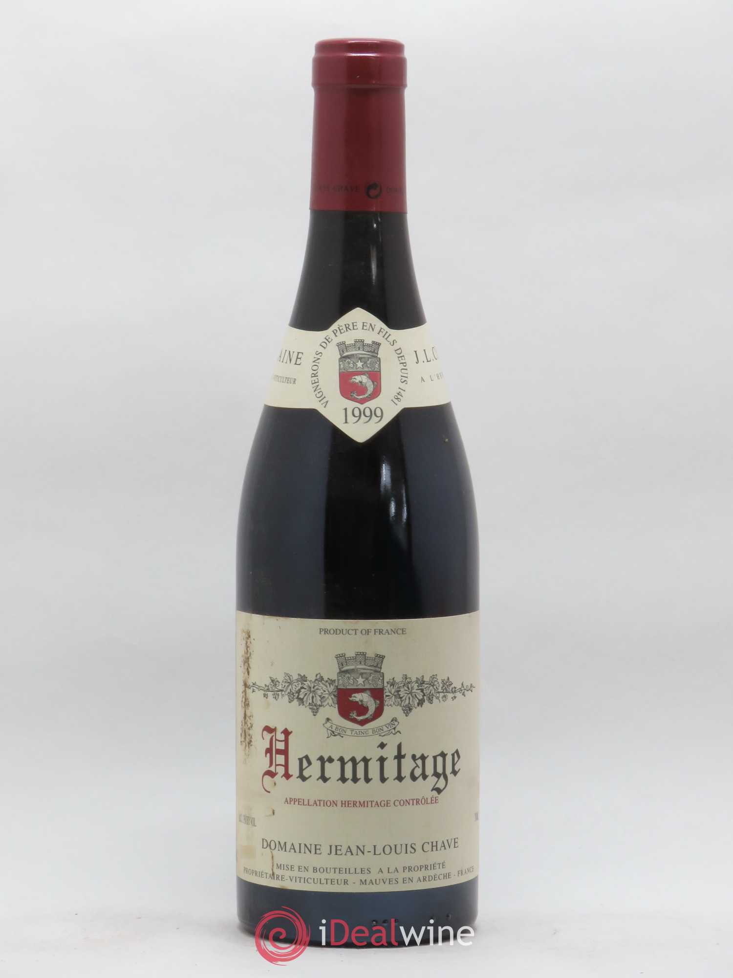 Hermitage Jean-Louis Chave 1999 - Lot de 1 bouteille - 0