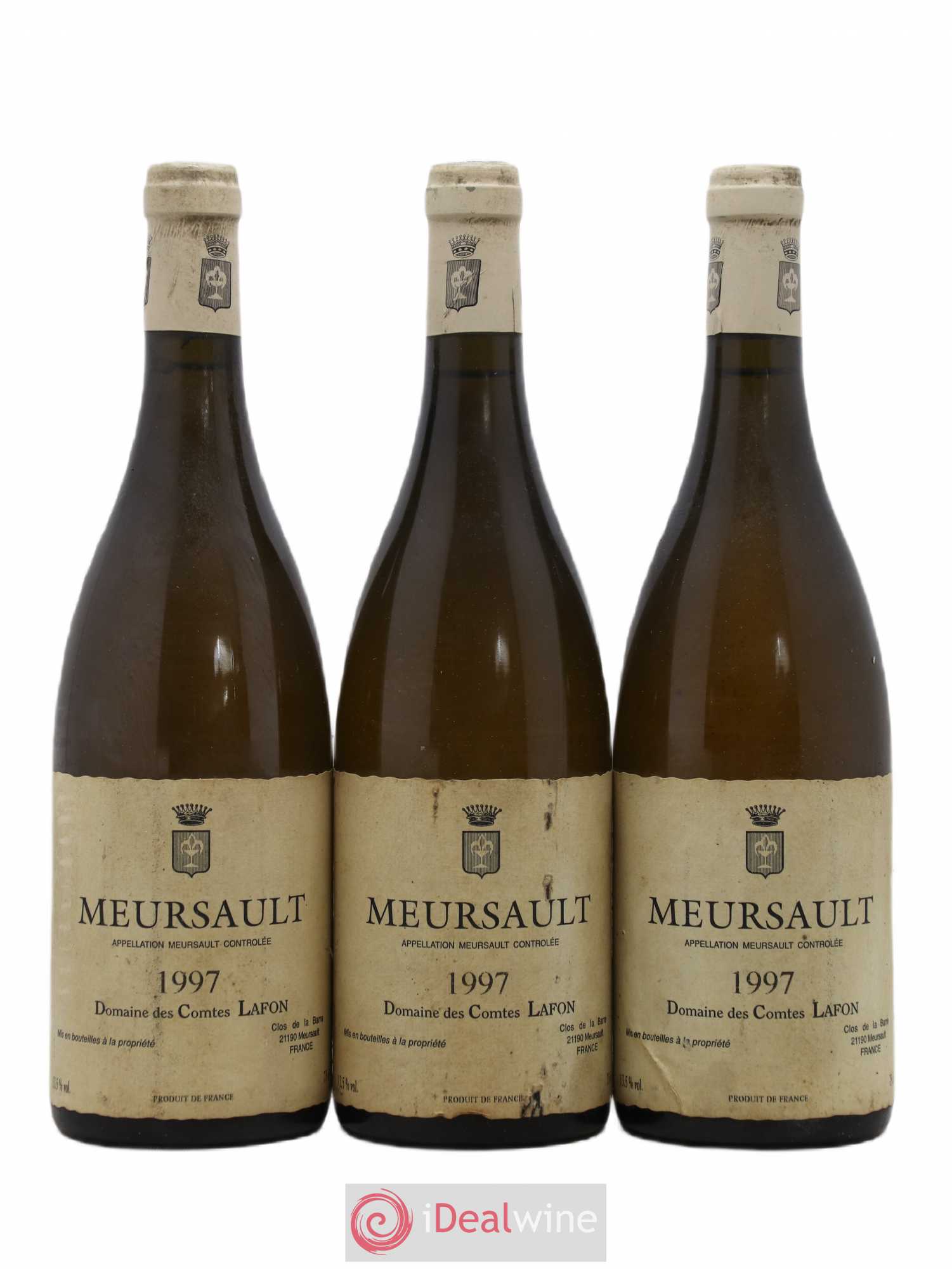Meursault Comtes Lafon (Domaine des) 1997 - Lot de 3 bouteilles - 0