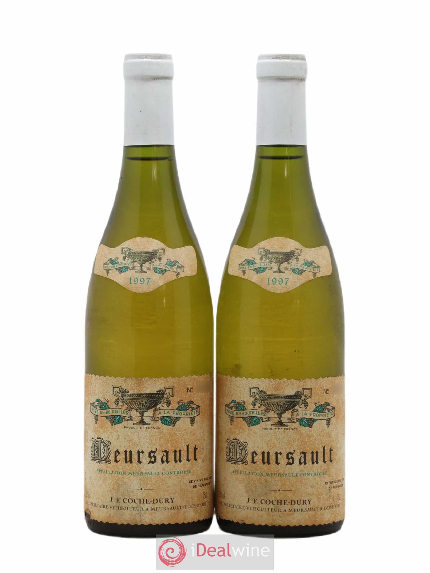 Meursault Coche Dury (Domaine) 1997 - Lot de 2 bouteilles - 0