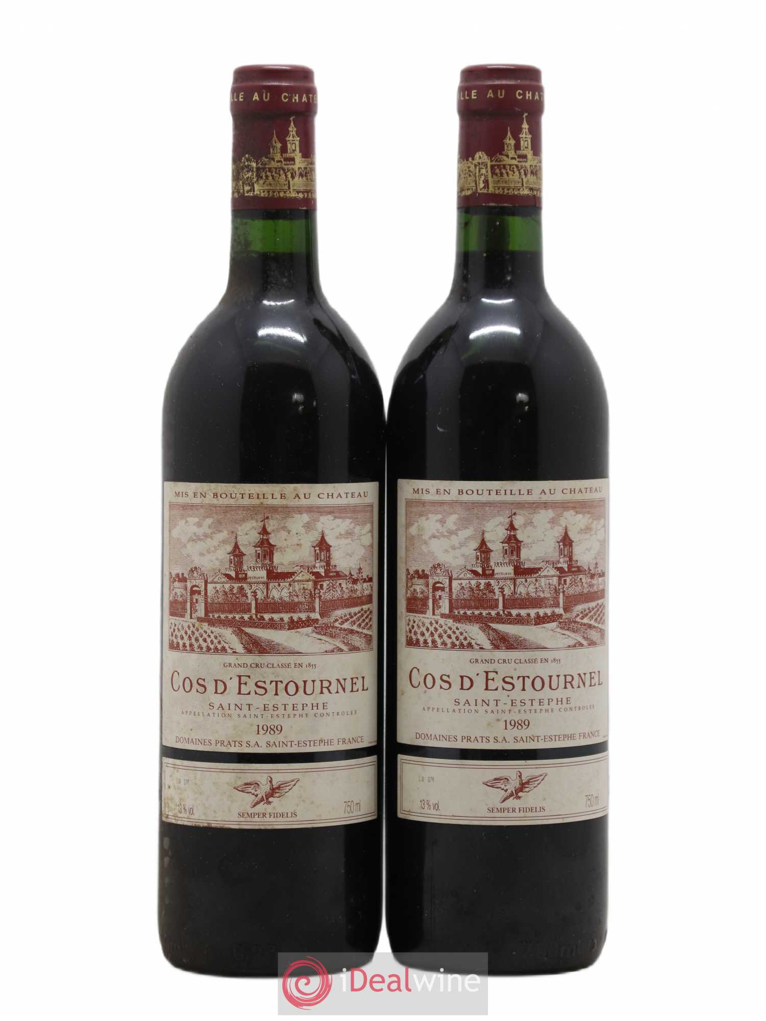 Cos d'Estournel 2ème Grand Cru Classé 1989 - Lot de 2 bouteilles - 0