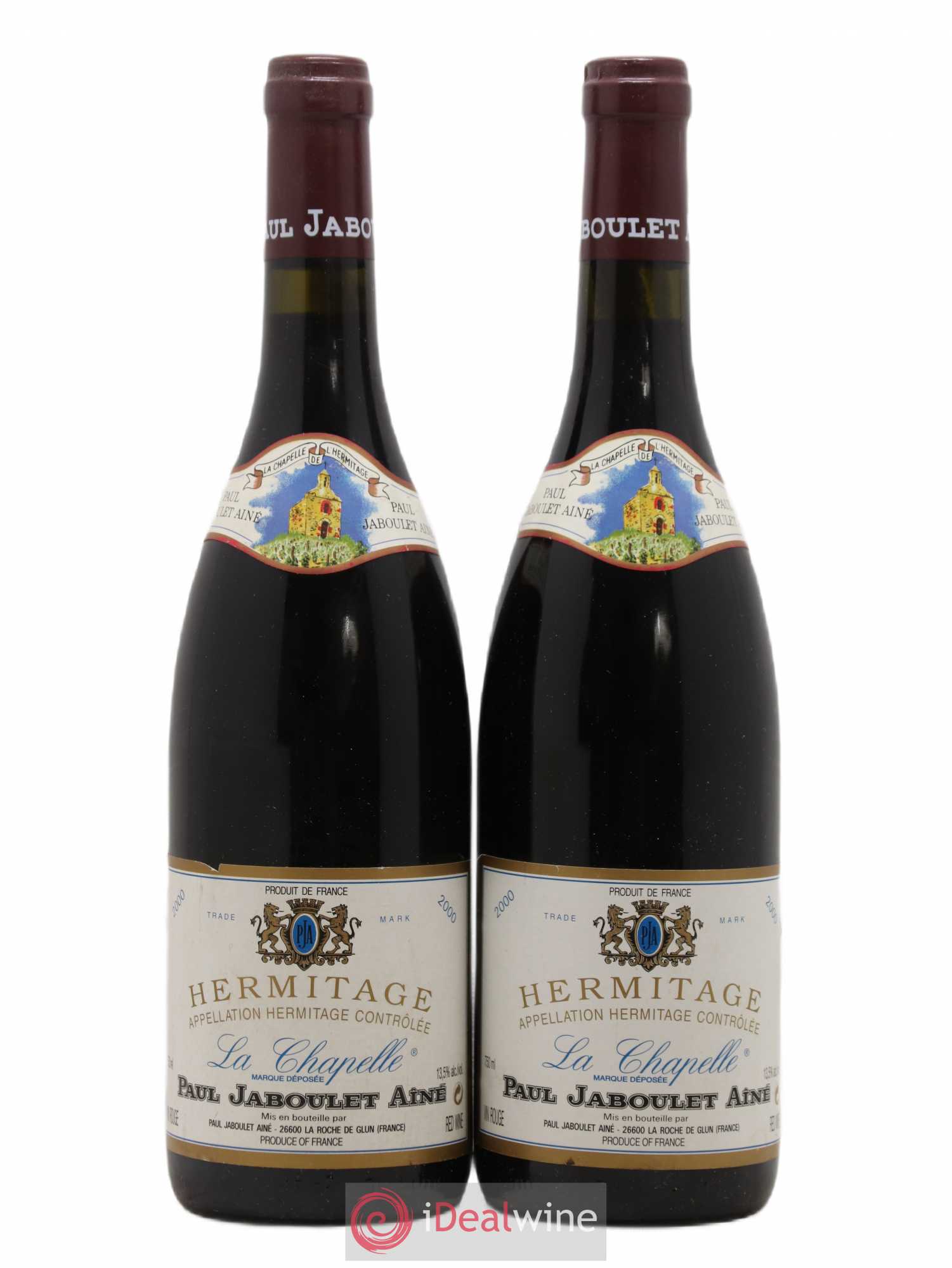 Hermitage La Chapelle Paul Jaboulet Ainé 2000 - Lot de 2 bouteilles - 0