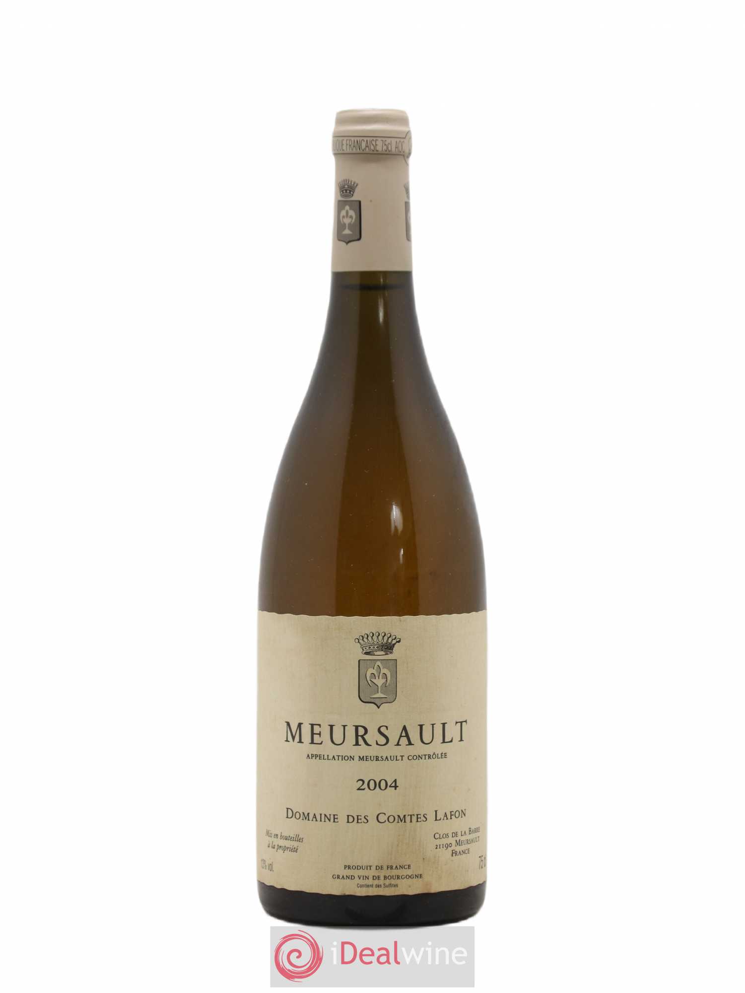 Meursault Comtes Lafon (Domaine des) 2004 - Lot de 1 bouteille - 0