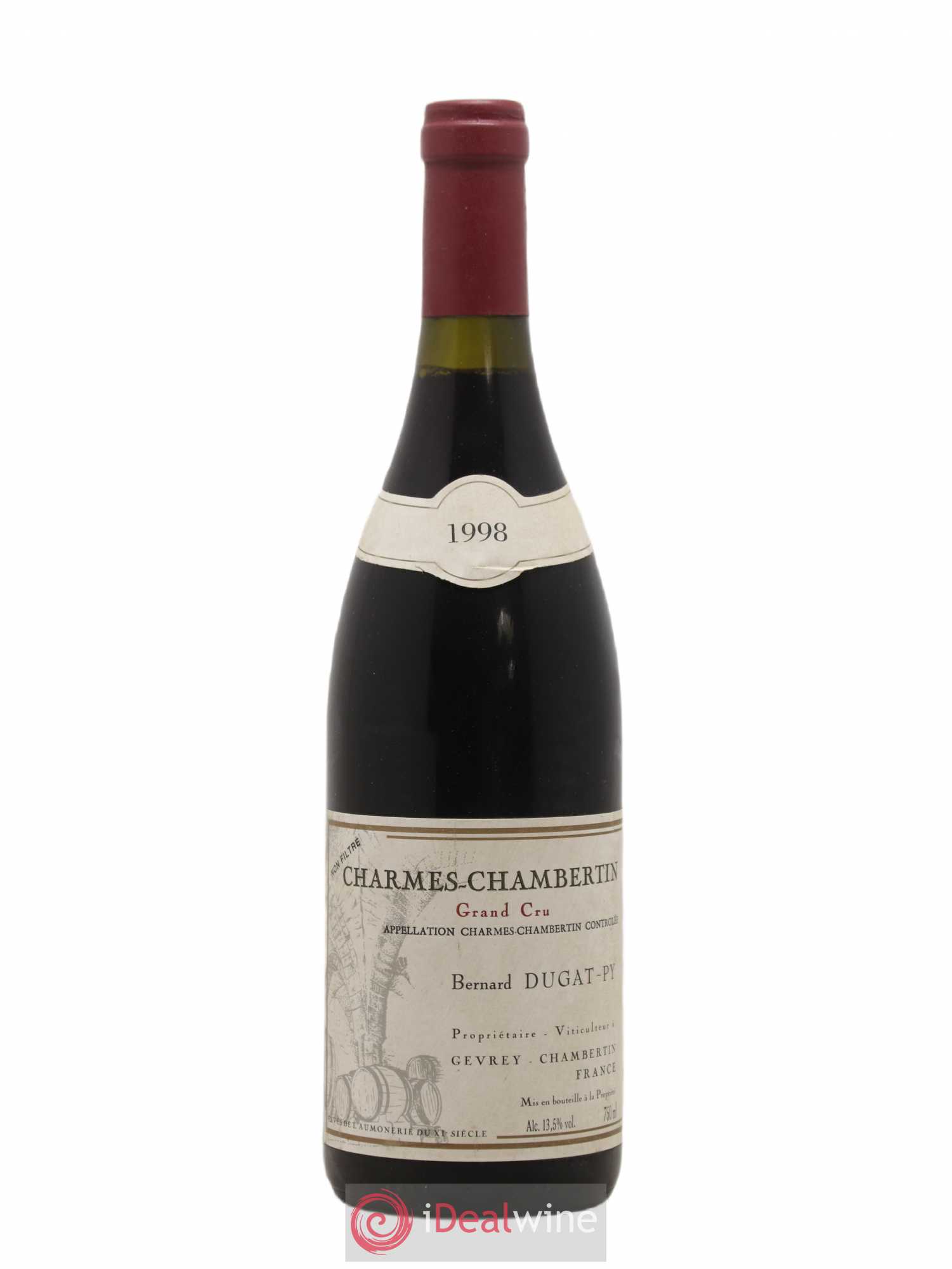 Charmes-Chambertin Grand Cru Dugat-Py 1998 - Lot de 1 bouteille - 0