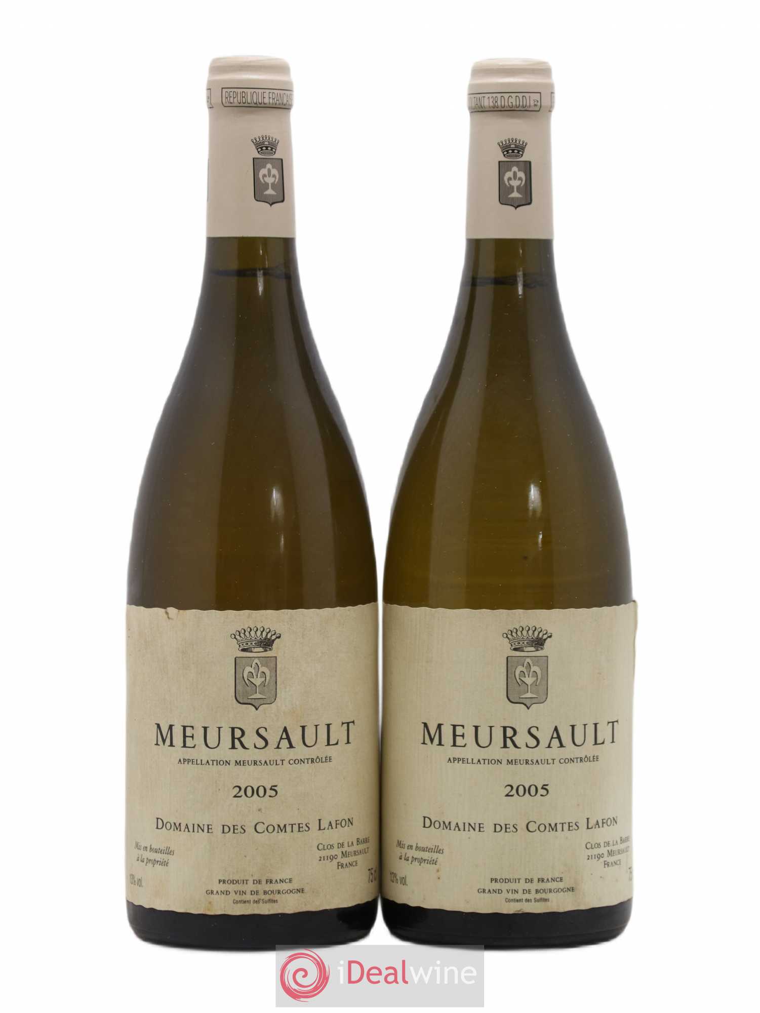 Meursault Comtes Lafon (Domaine des) 2005 - Lot de 2 bouteilles - 0