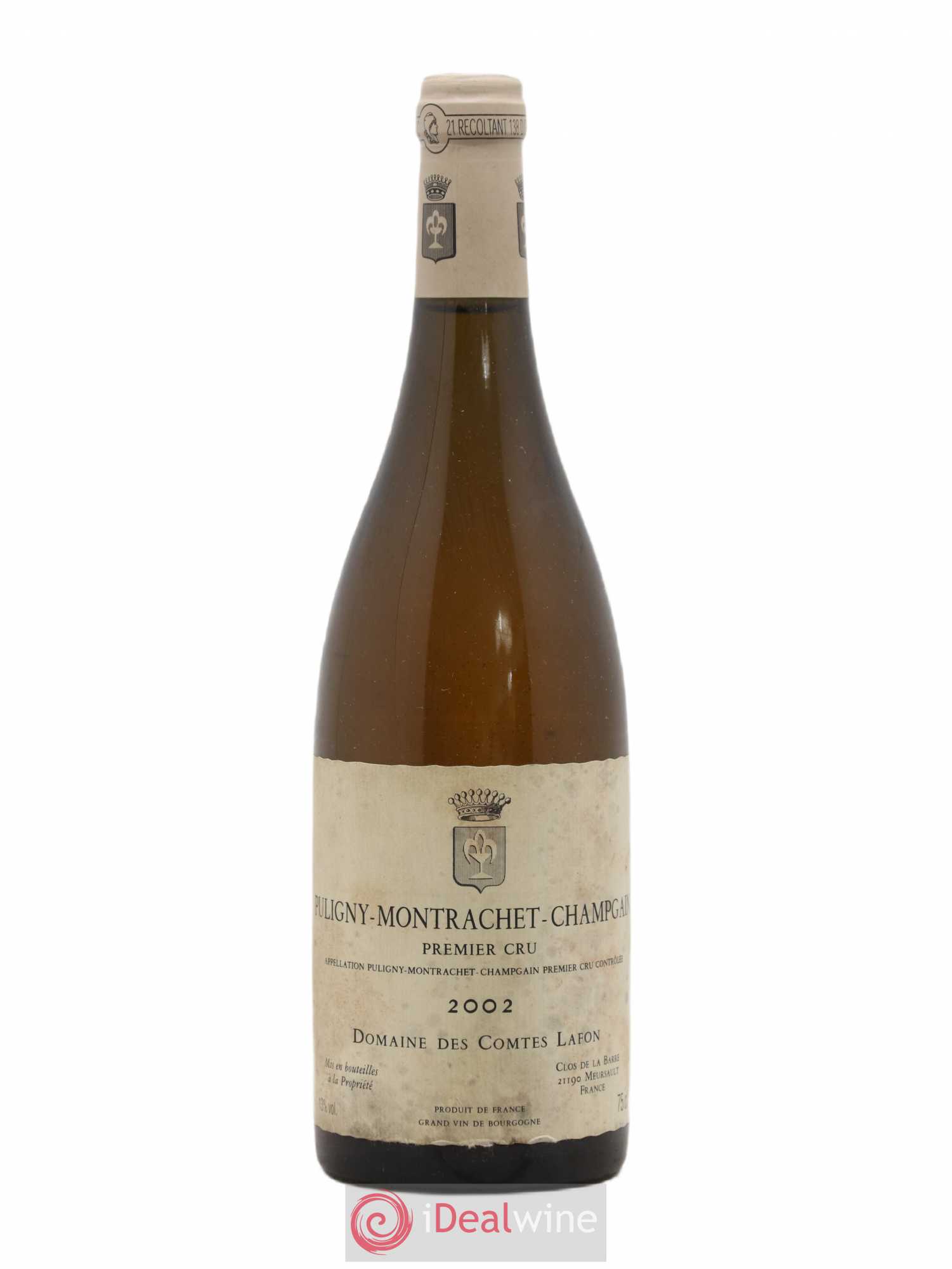 Puligny-Montrachet 1er Cru Champgain Comtes Lafon (Domaine des) 2002 - Lot de 1 bouteille - 0