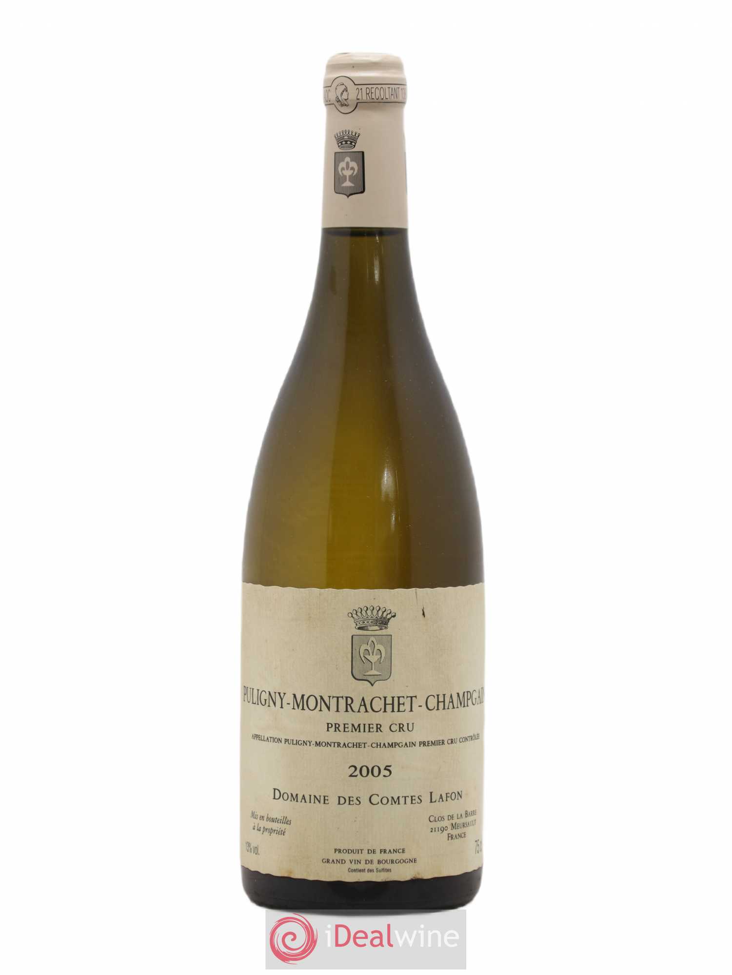 Puligny-Montrachet 1er Cru Champgain Comtes Lafon (Domaine des) 2005 - Lot de 1 bouteille - 0