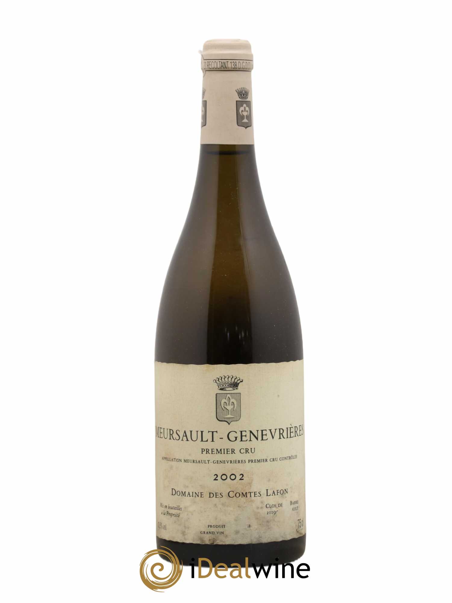 Meursault 1er Cru Genevrières Comtes Lafon (Domaine des) 2002 - Lot de 1 bouteille - 0