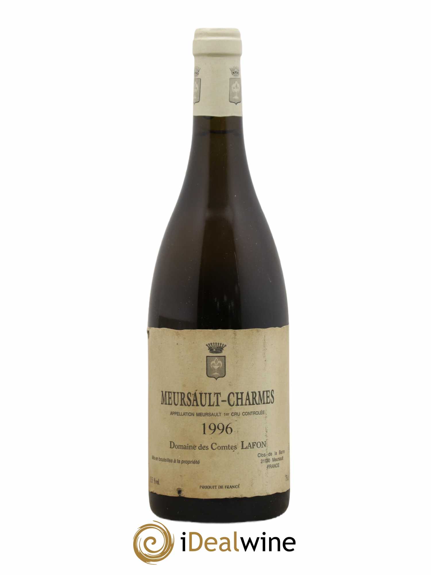 Meursault 1er Cru Charmes Comtes Lafon (Domaine des) 1996 - Lot de 1 bouteille - 0