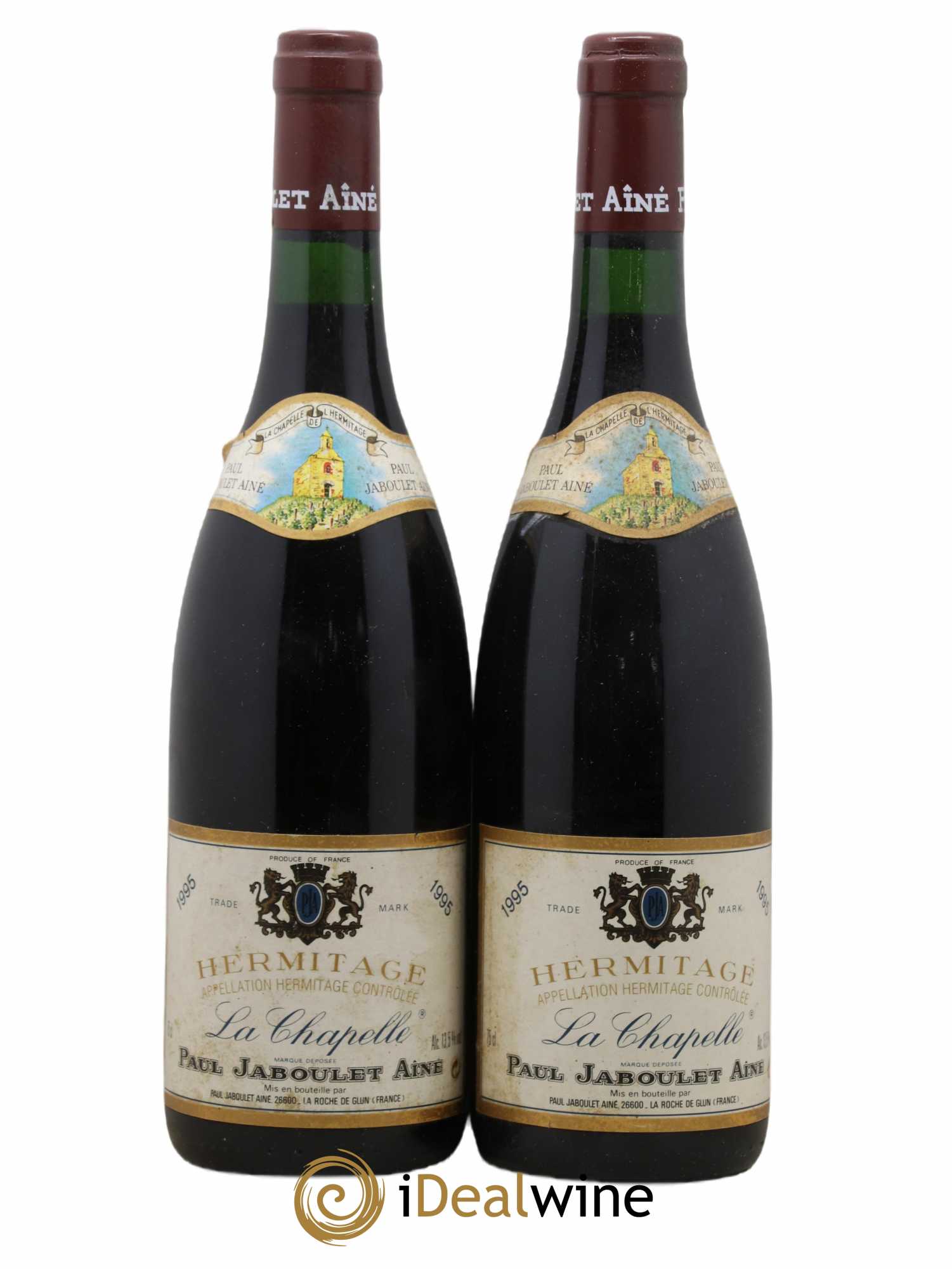 Hermitage La Chapelle Paul Jaboulet Ainé 1995 - Lot de 2 bouteilles - 0