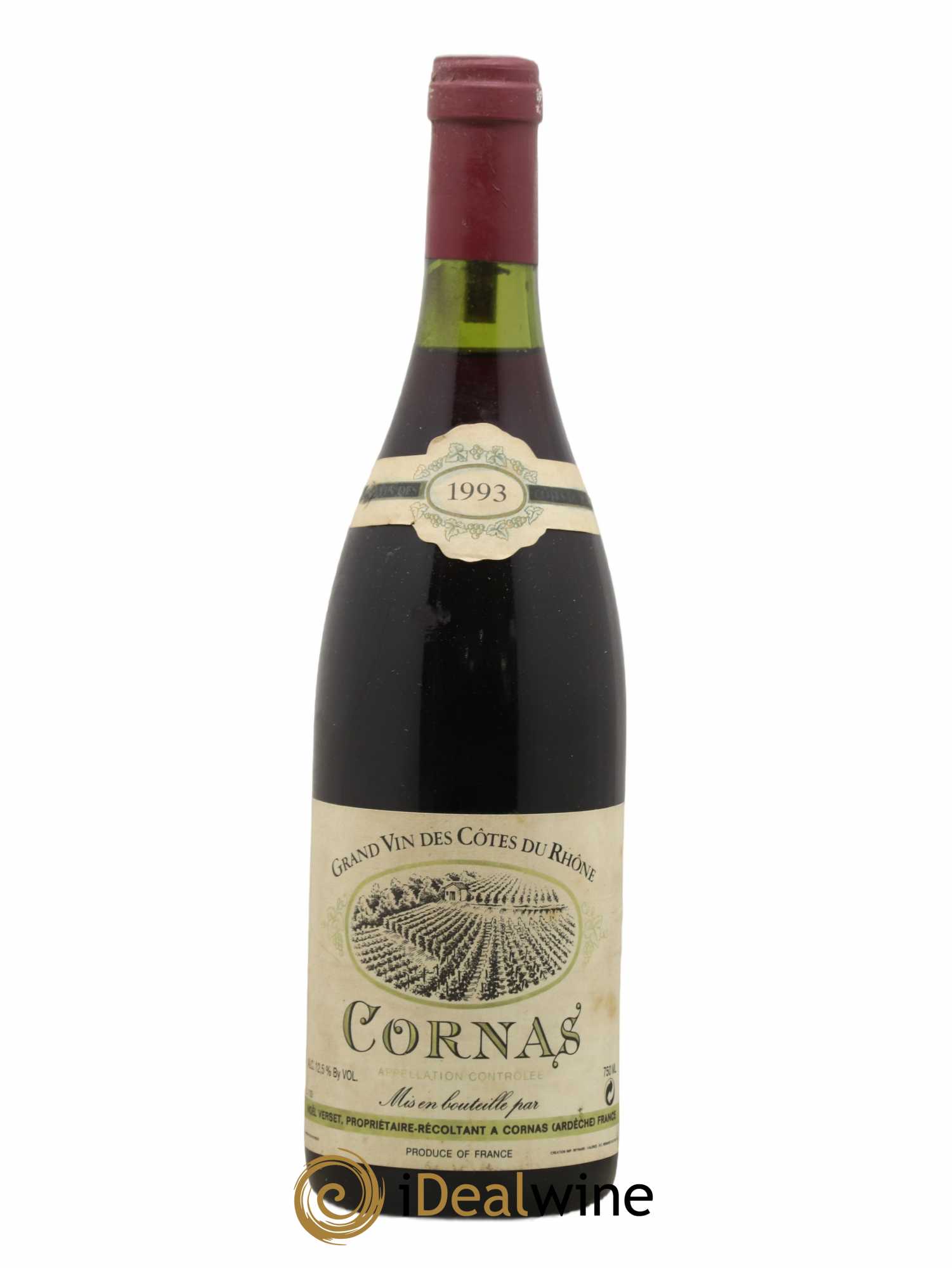 Cornas Noël Verset 1993 - Lot de 1 bouteille - 0