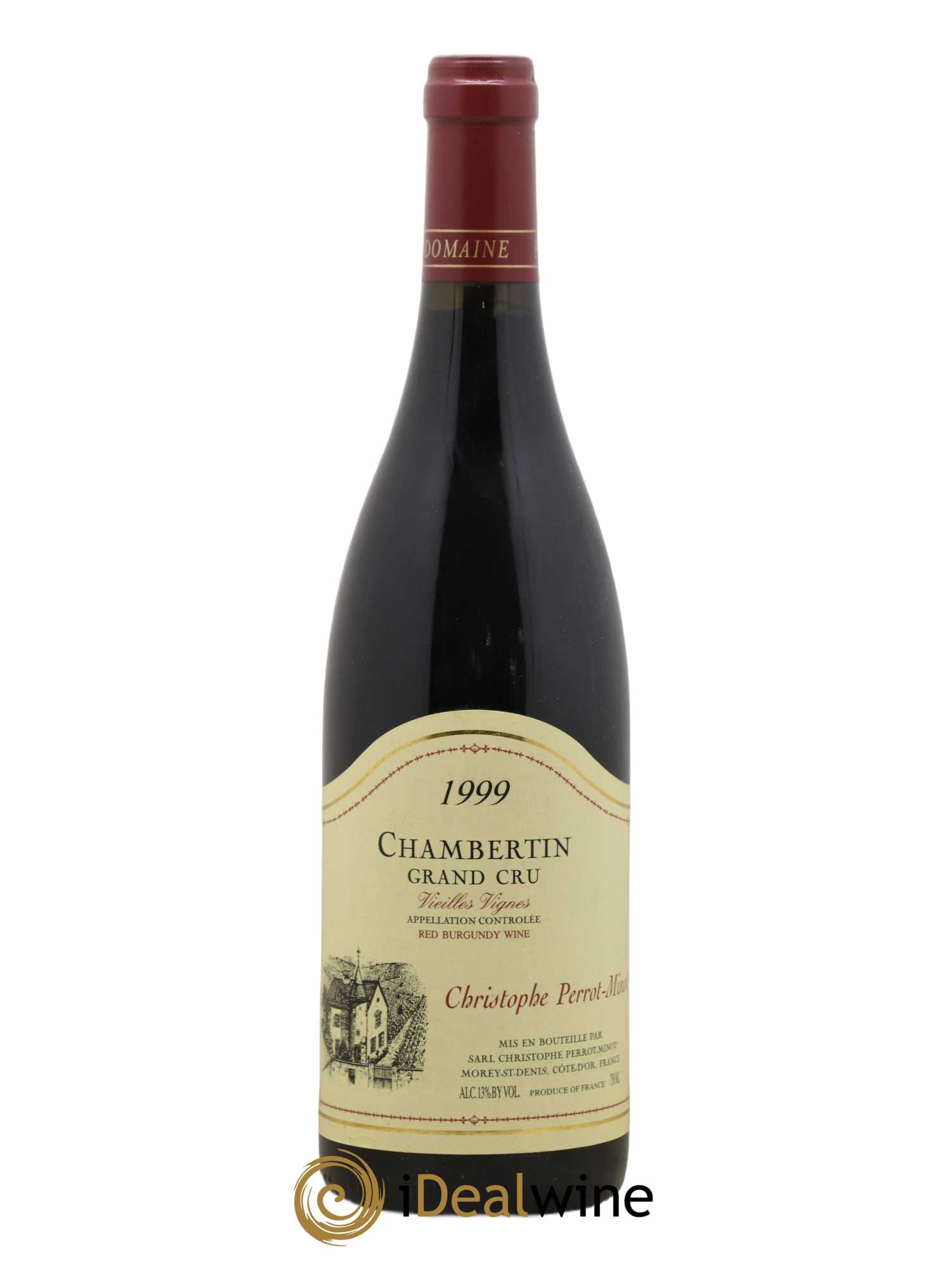 Chambertin Grand Cru Vieilles vignes Perrot-Minot 1999 - Lot de 1 bouteille - 0