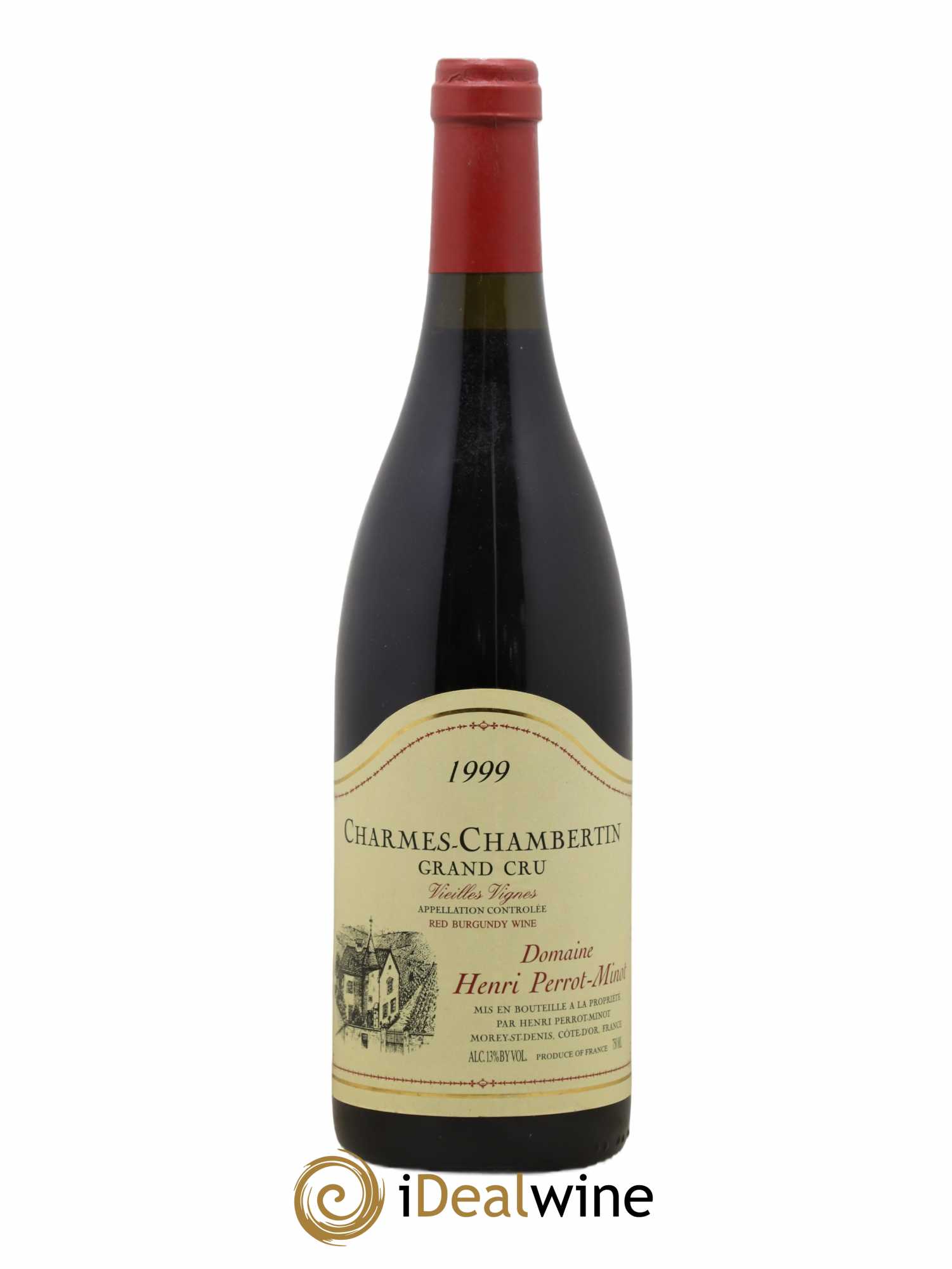 Charmes-Chambertin Grand Cru Vieilles Vignes Perrot-Minot 1999 - Lot de 1 bouteille - 0