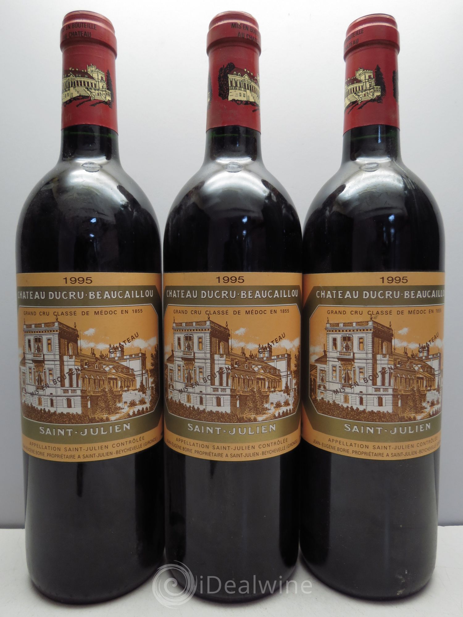 Château Ducru Beaucaillou 2ème Grand Cru Classé 1995 - Lot de 3 bouteilles - 0