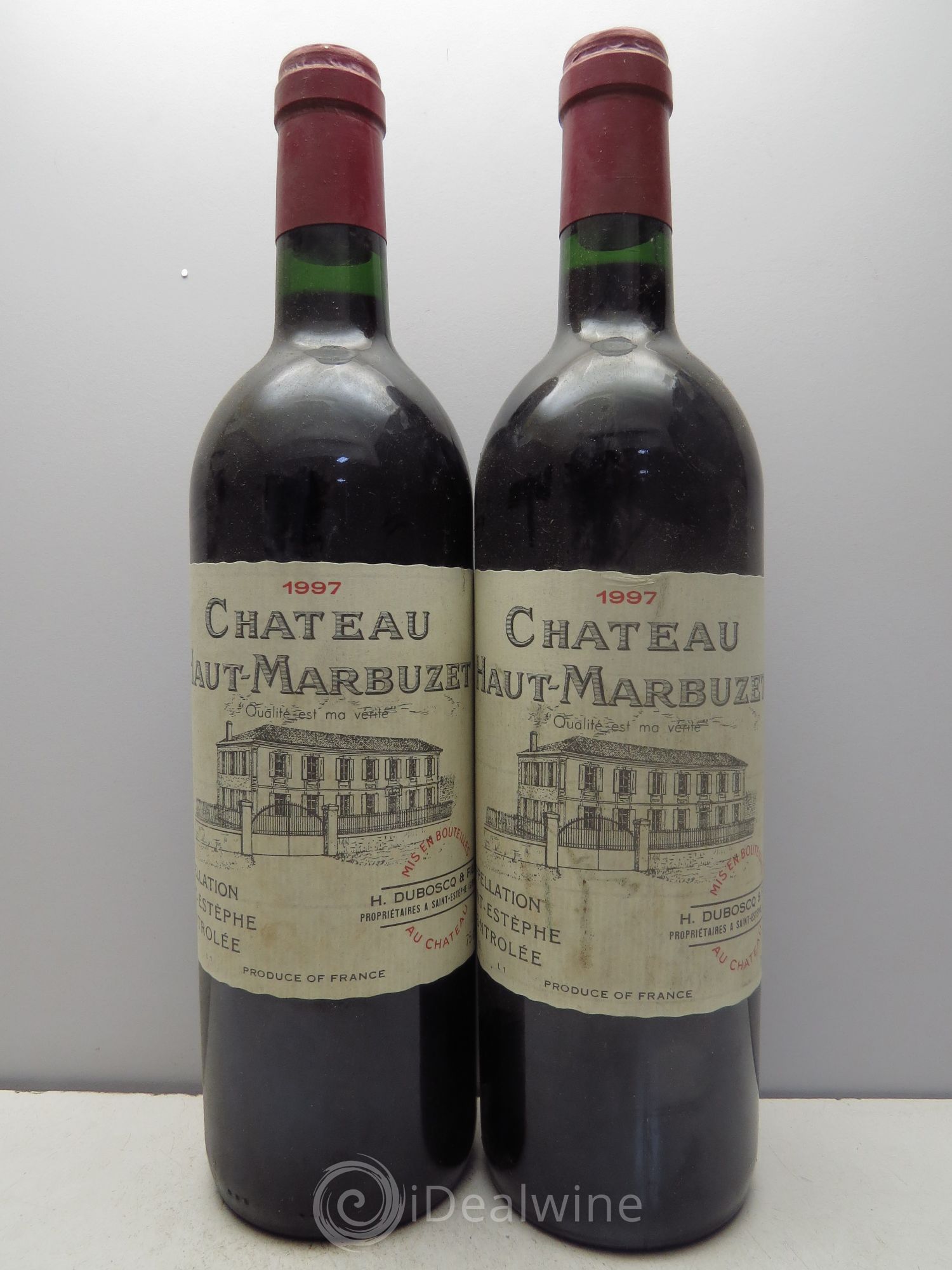 Château Haut Marbuzet 1997 - Lot de 2 bouteilles - 0