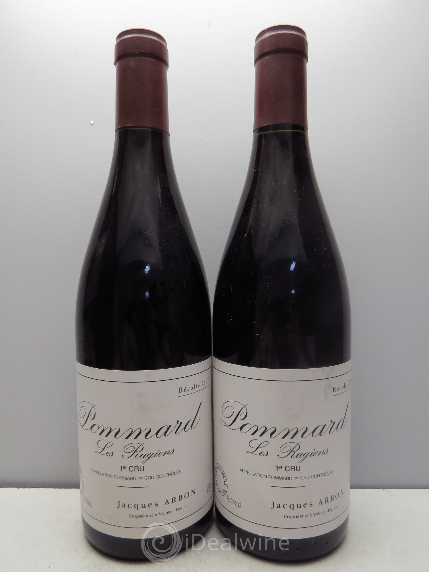 Pommard 1er Cru Jacques Arbon 1997 - Lot de 2 bouteilles - 0