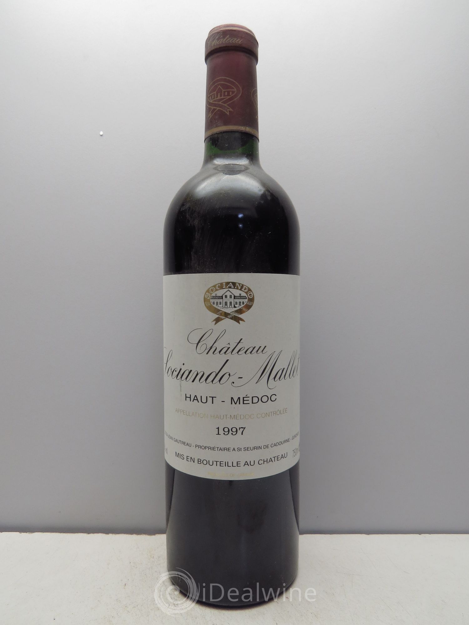 Château Sociando Mallet 1997 - Lot de 1 bouteille - 0