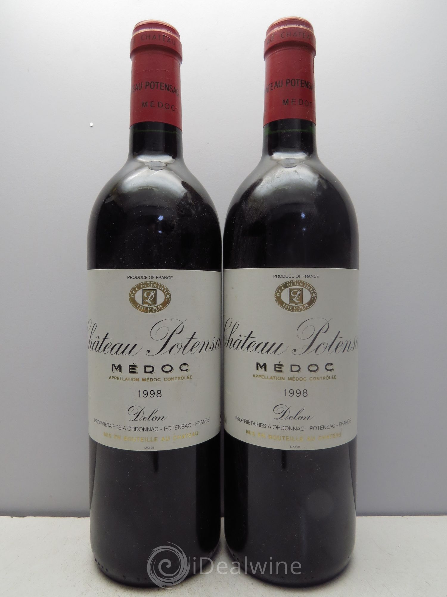 Château Potensac 1998 - Lot de 2 bouteilles - 0