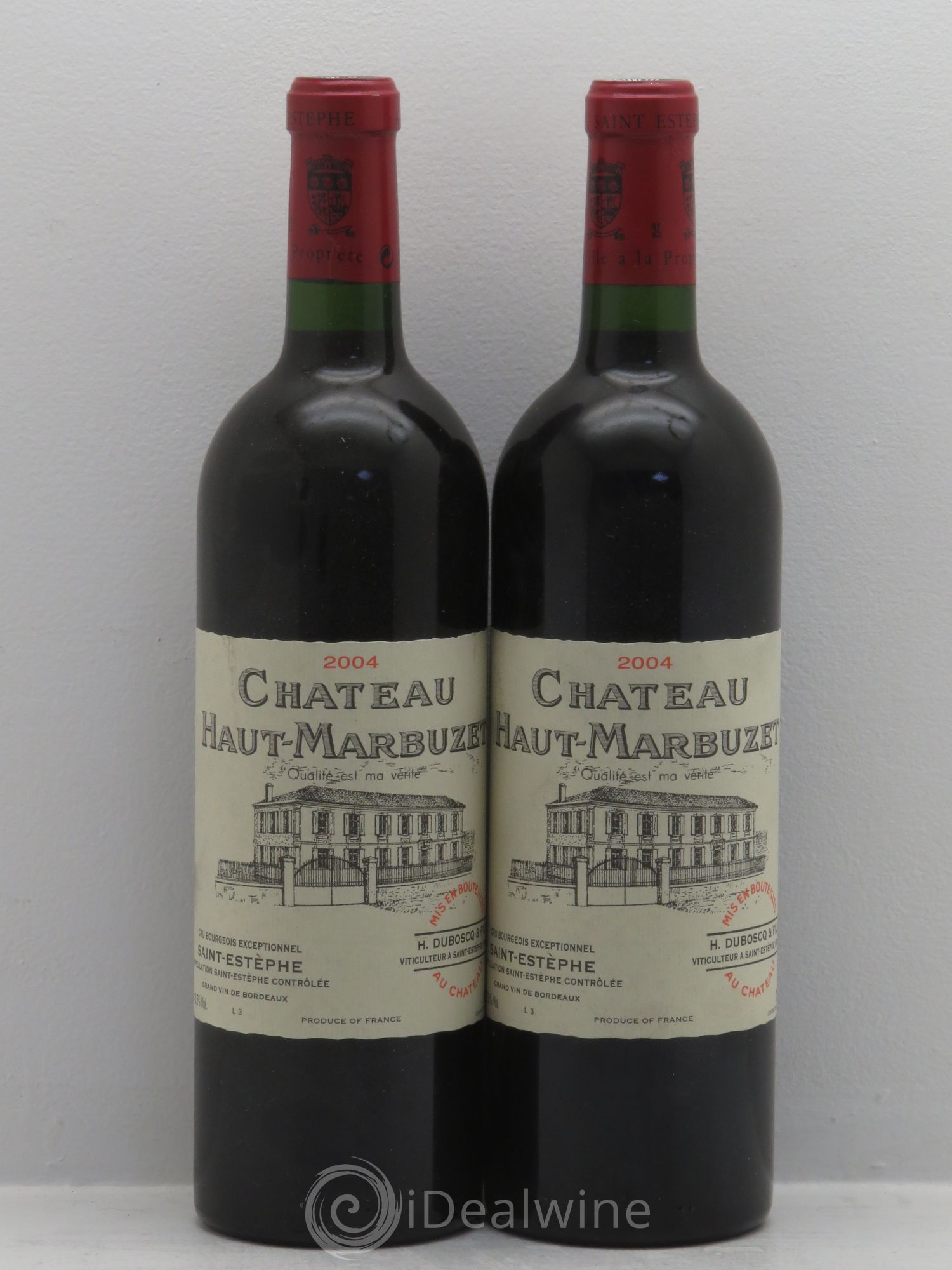 Château Haut Marbuzet 2004 - Lot de 2 bouteilles - 0