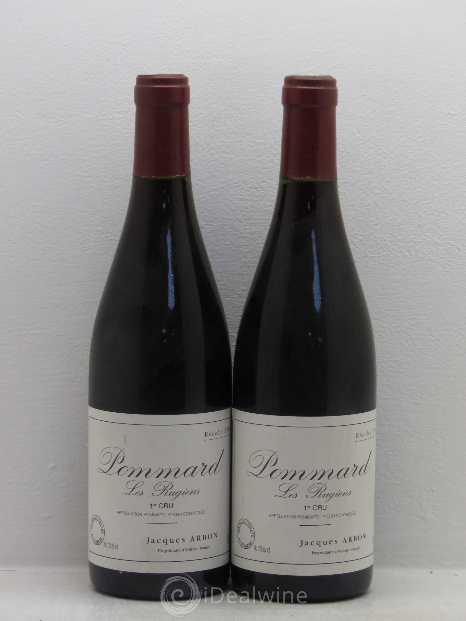 Pommard 1er Cru 1996 - Lot de 2 bouteilles - 0