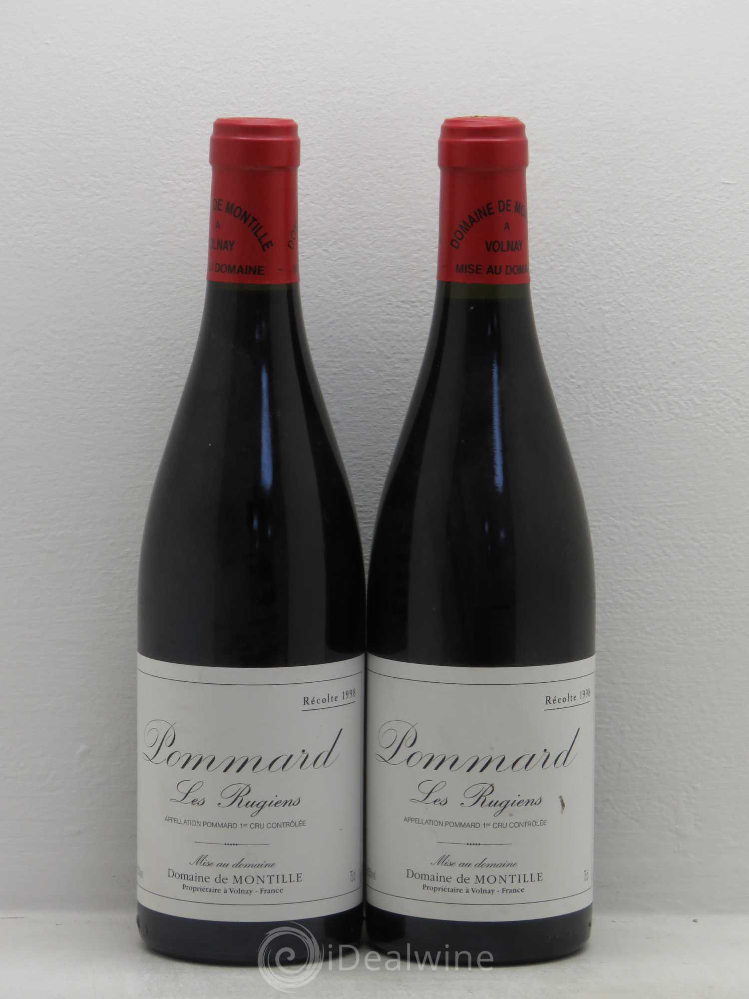 Pommard 1er Cru Les Rugiens-bas De Montille (Domaine) 1998 - Lot de 2 bouteilles - 0