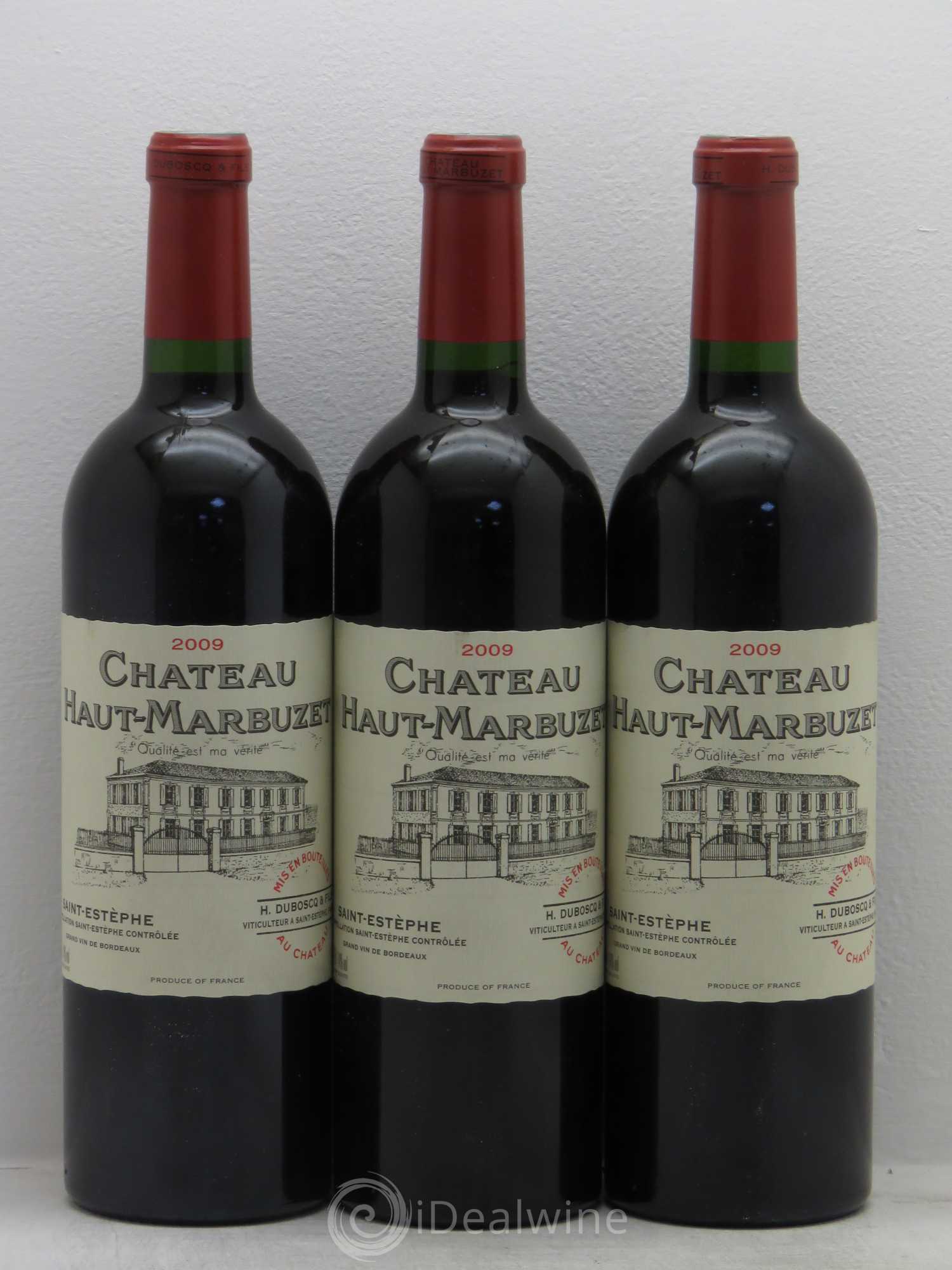 Château Haut Marbuzet 2009 - Lot de 3 bouteilles - 0