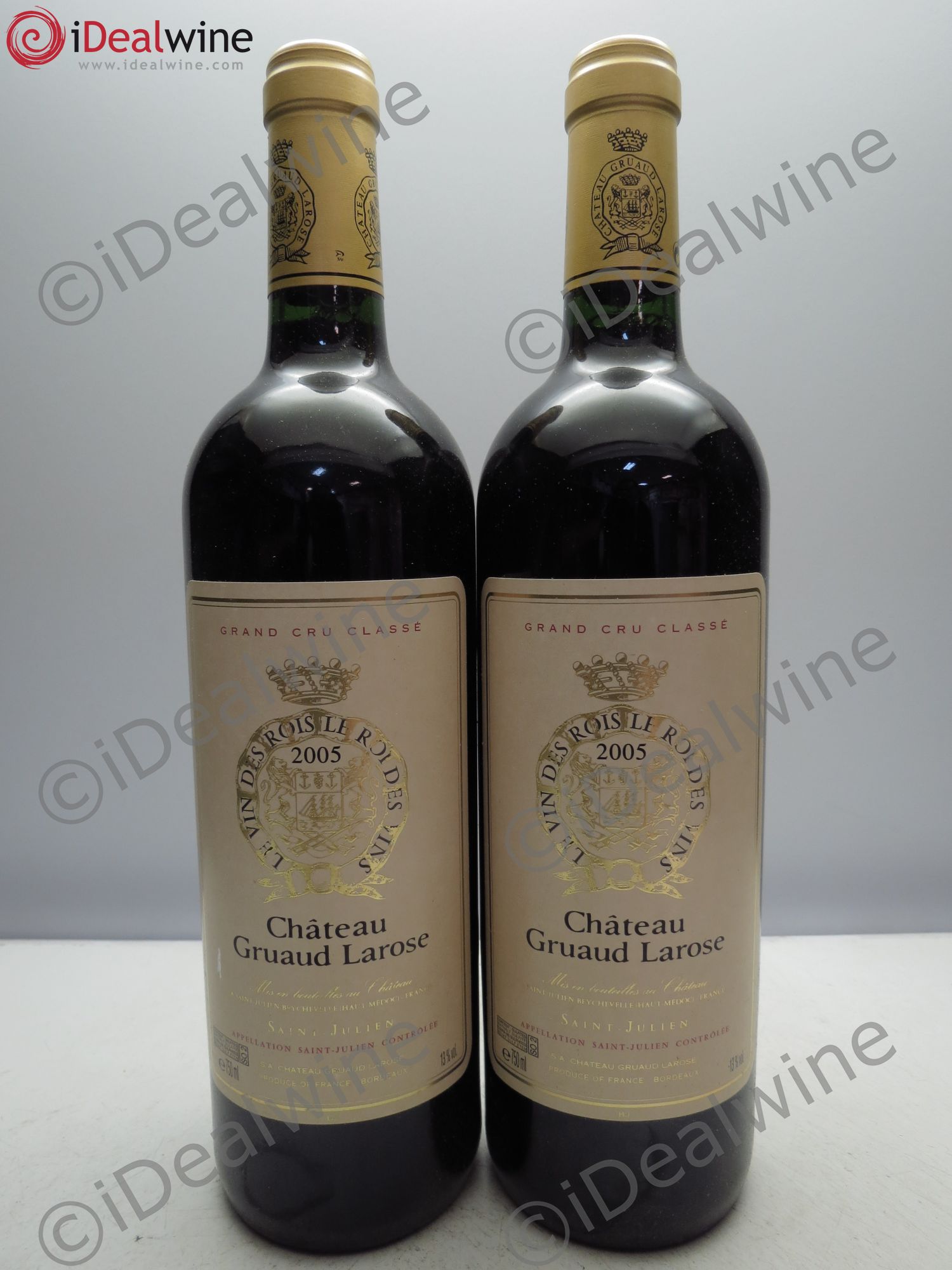 Château Gruaud Larose 2ème Grand Cru Classé 2005 - Lot de 2 bouteilles - 0