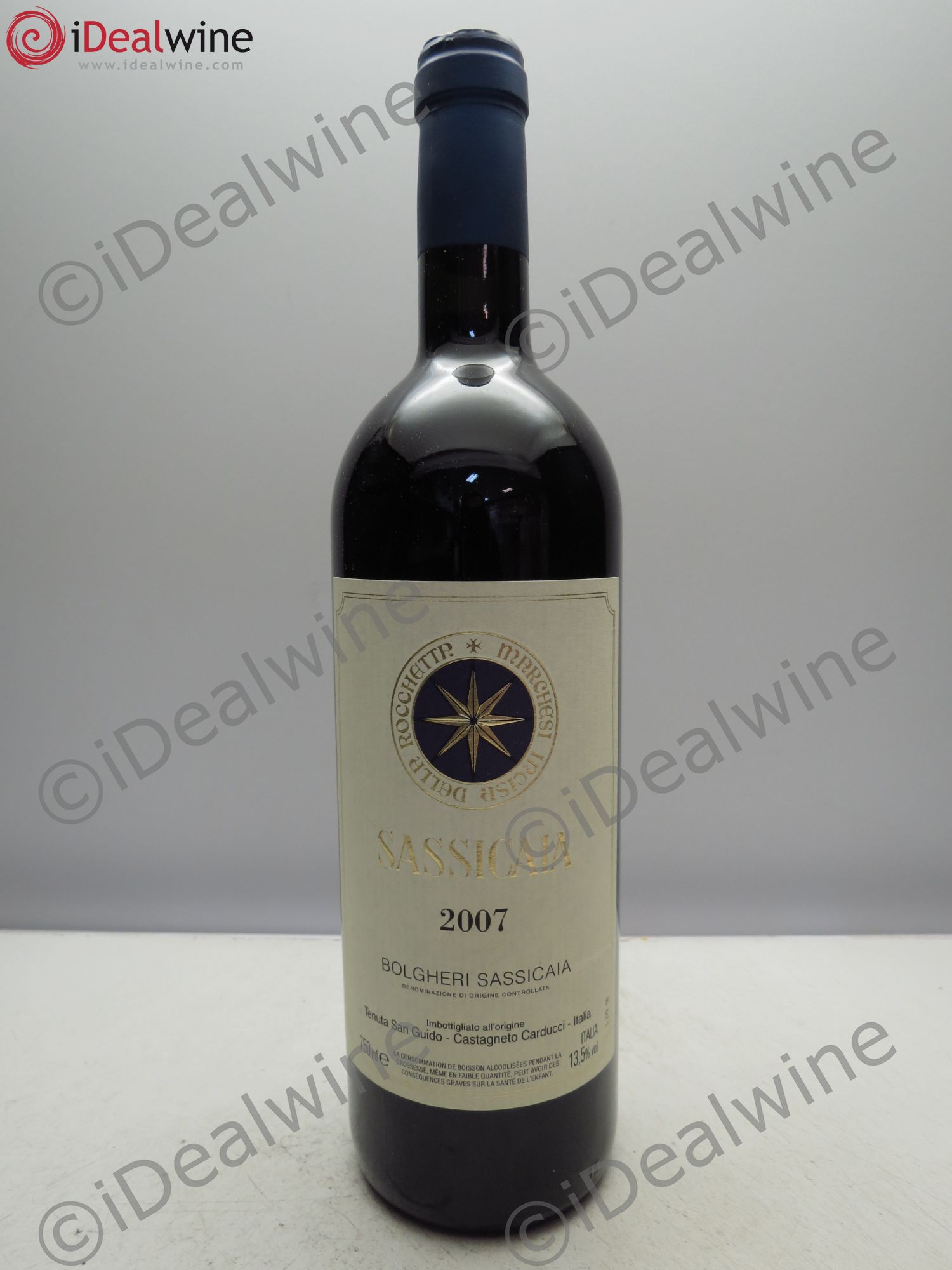 Bolgheri DOC Sassicaia Tenuta San Guido 2007 - Lot de 1 bouteille - 0