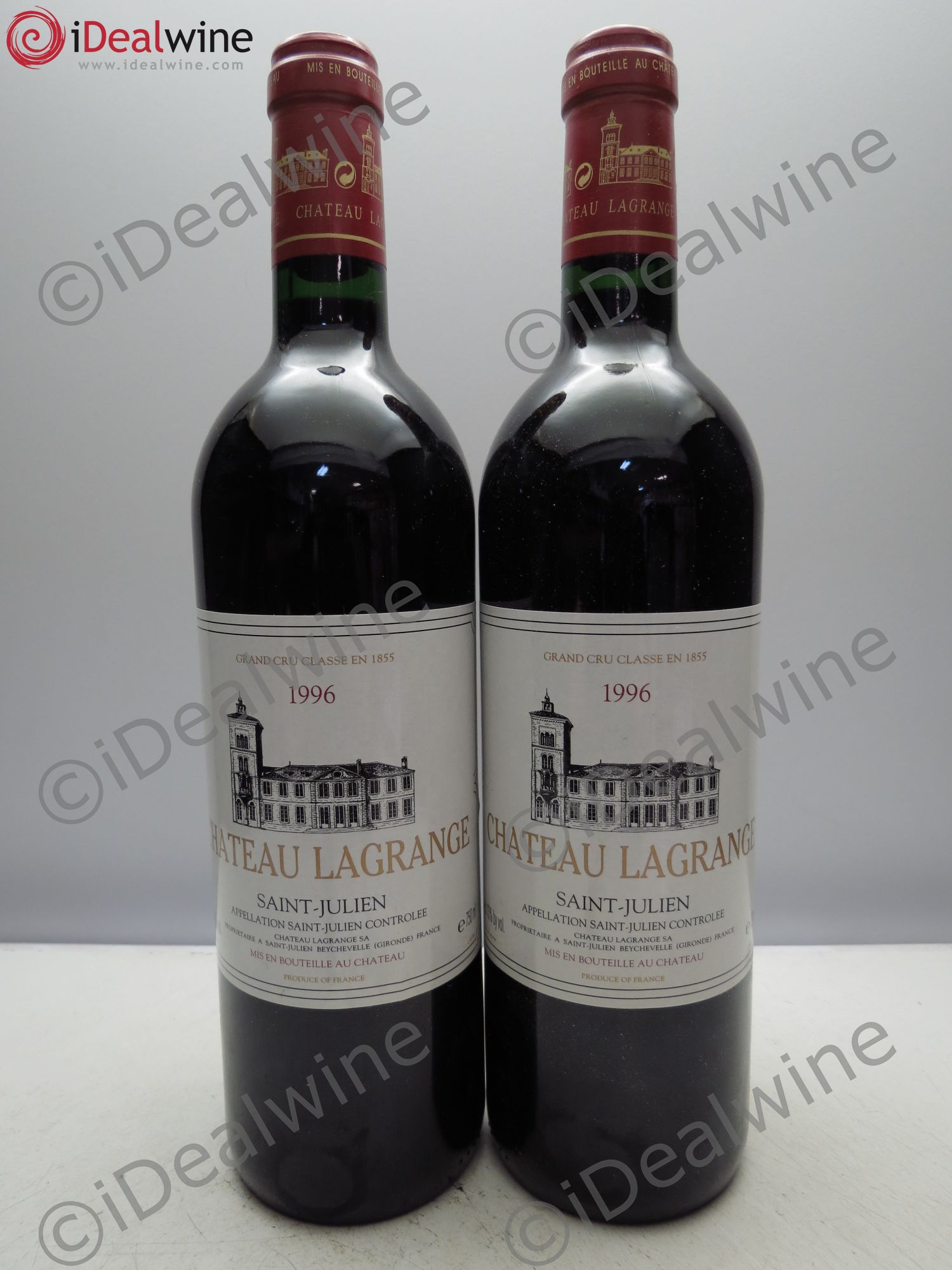 Château Lagrange 3ème Grand Cru Classé 1996 - Lot de 2 bouteilles - 0