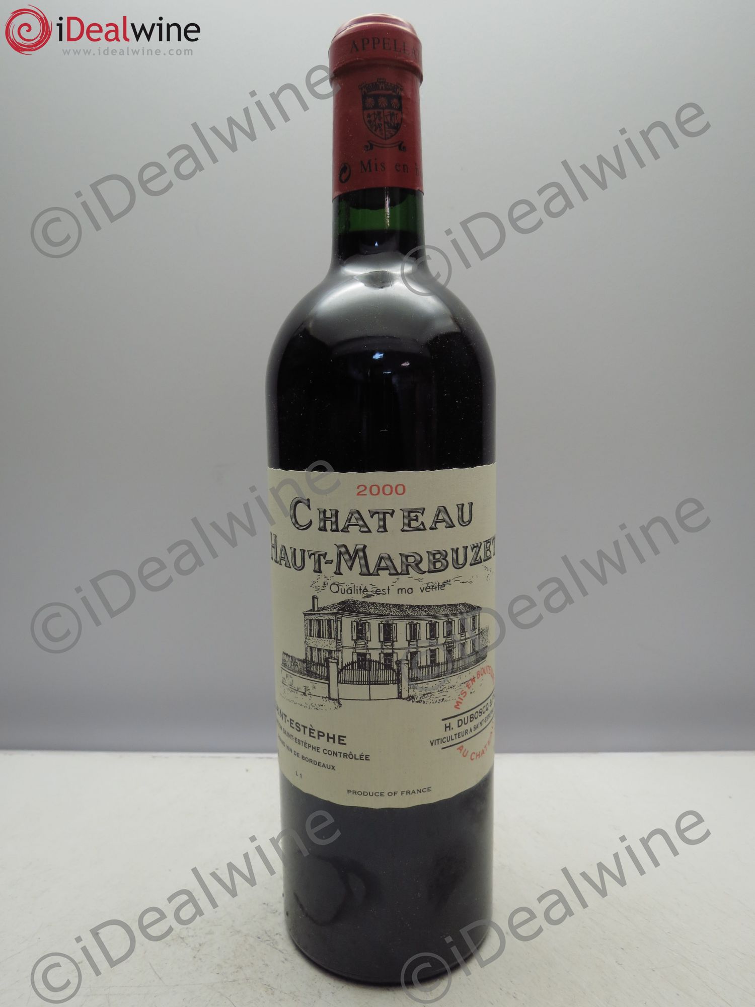 Château Haut Marbuzet 2000 - Lot de 1 bouteille - 0