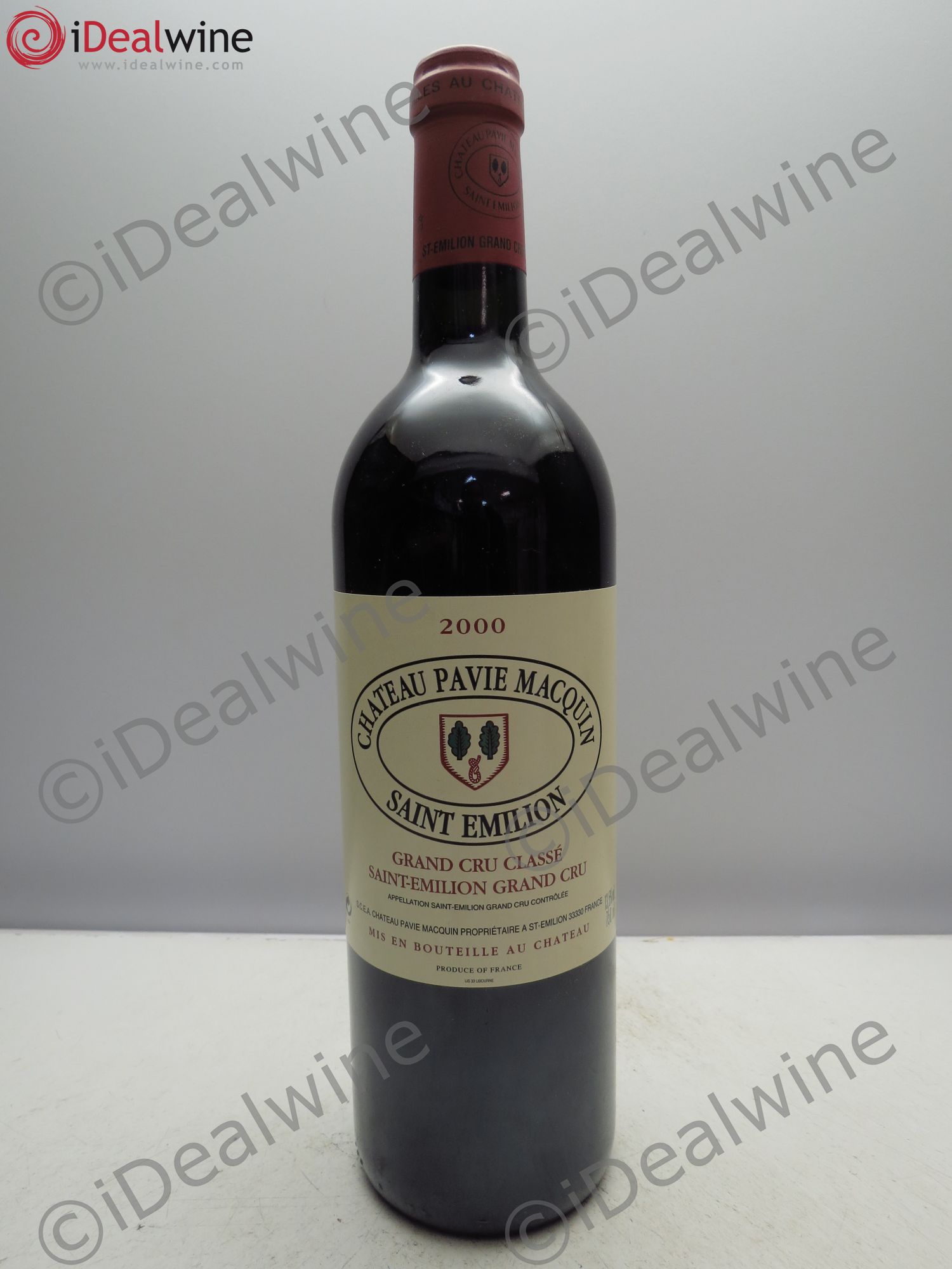 Château Pavie Macquin 1er Grand Cru Classé B 2000 - Lot de 1 bouteille - 0